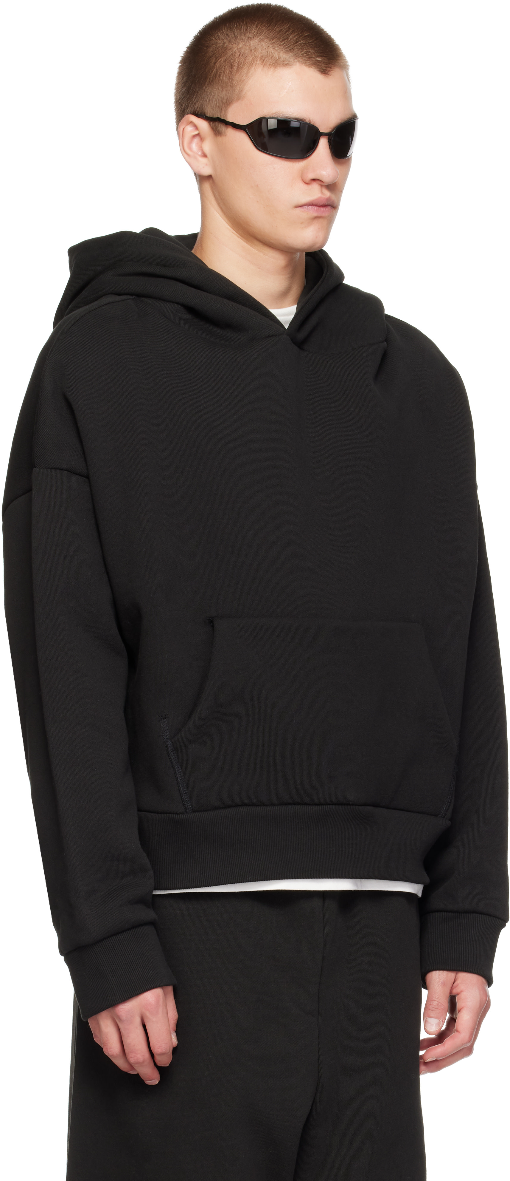 Entire Studios - Pull à capuche épais noir