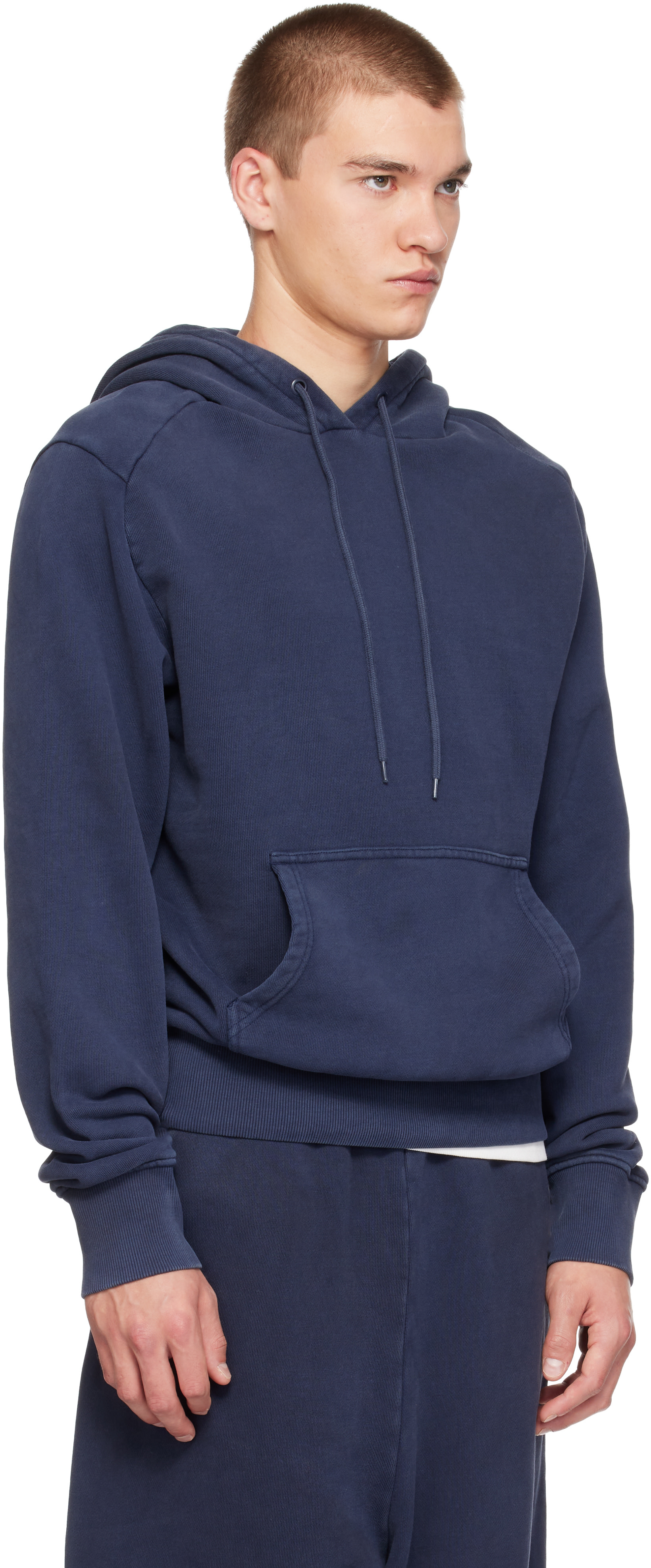 Entire Studios - Pull à capuche bleu marine