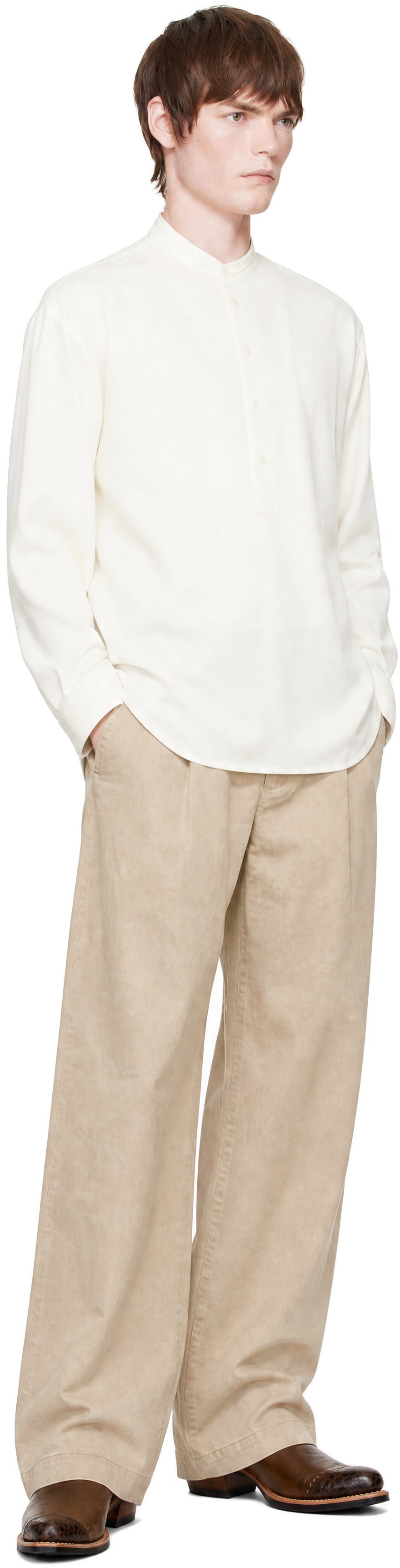 Entire Studios - Off-White Underlay Shirt