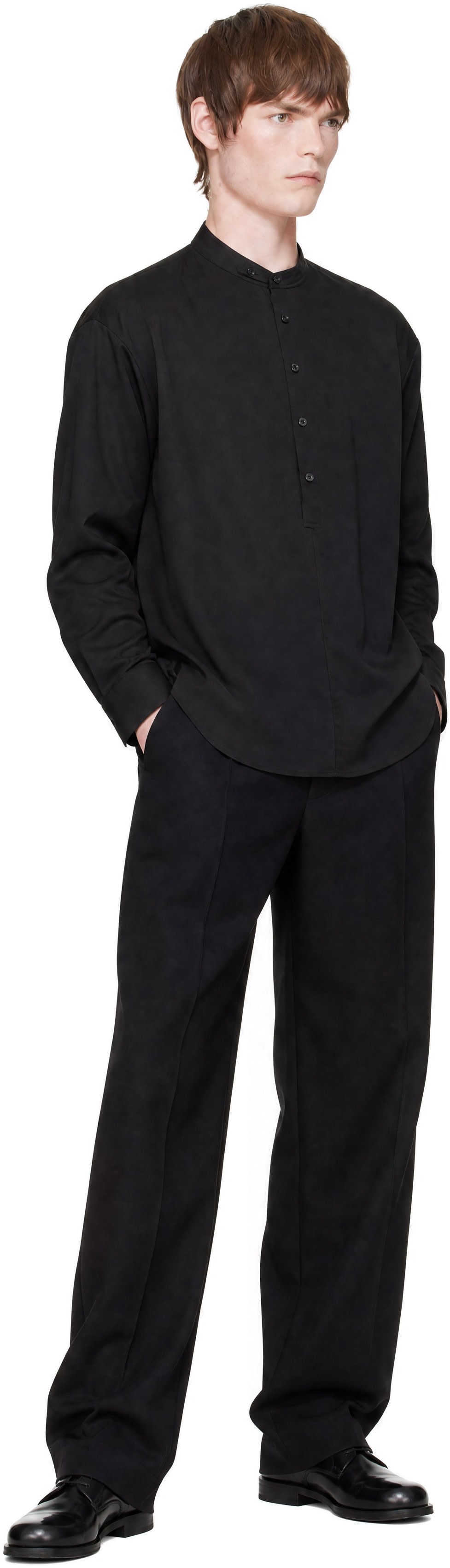 Entire Studios - Black Underlay Shirt