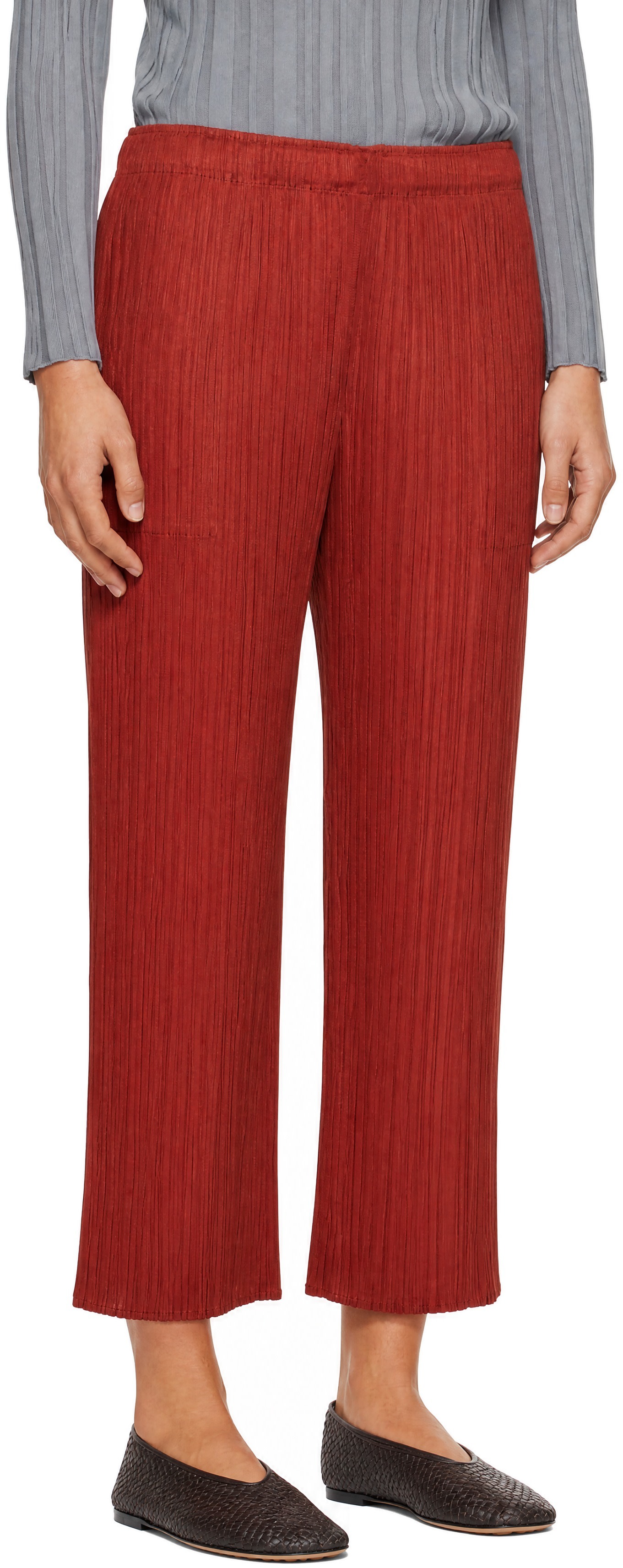 PLEATS PLEASE ISSEY MIYAKE ベルト レッド PLEATS PLEASE ISSEY MIYAKE: Red Monthly Colors September Trousers