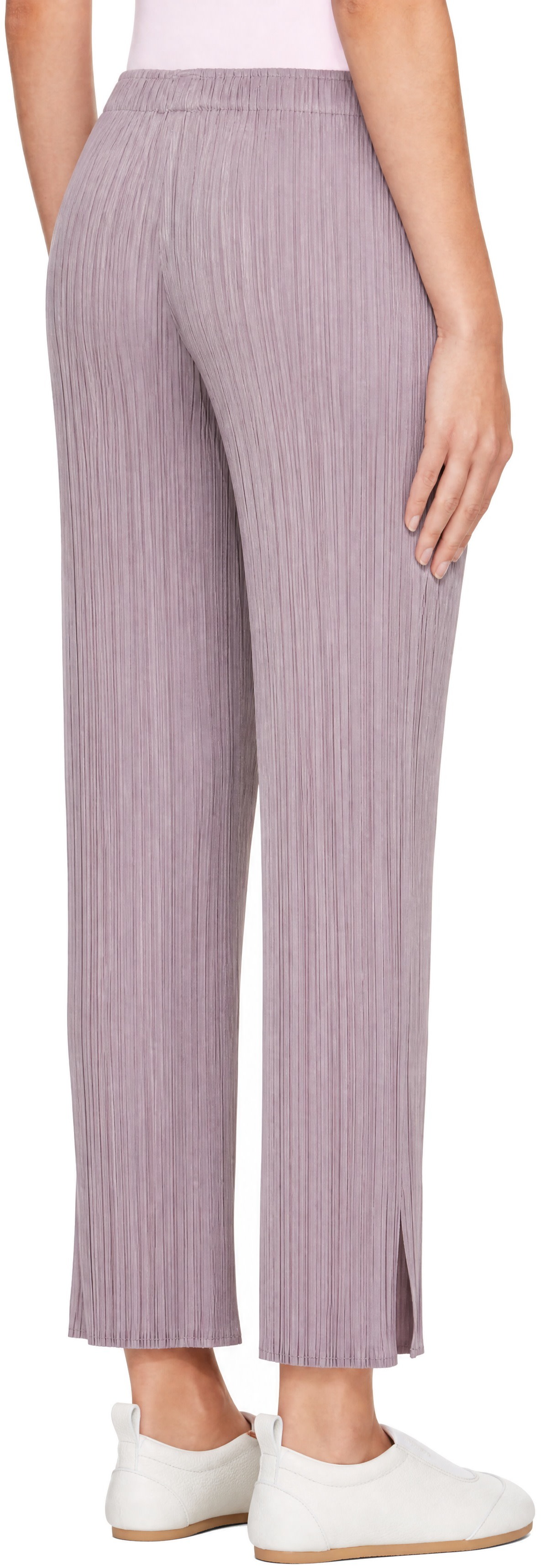 PLEATS PLEASE ISSEY MIYAKE: Purple Monthly Colors August Trousers
