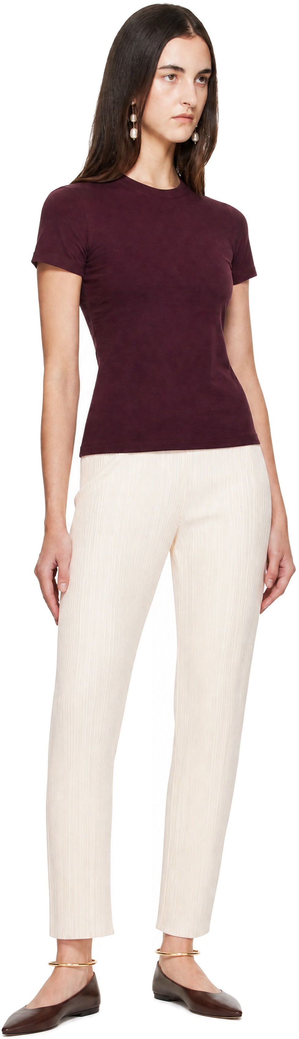 PLEATS PLEASE ISSEY MIYAKE: Off-White Monthly Colors August