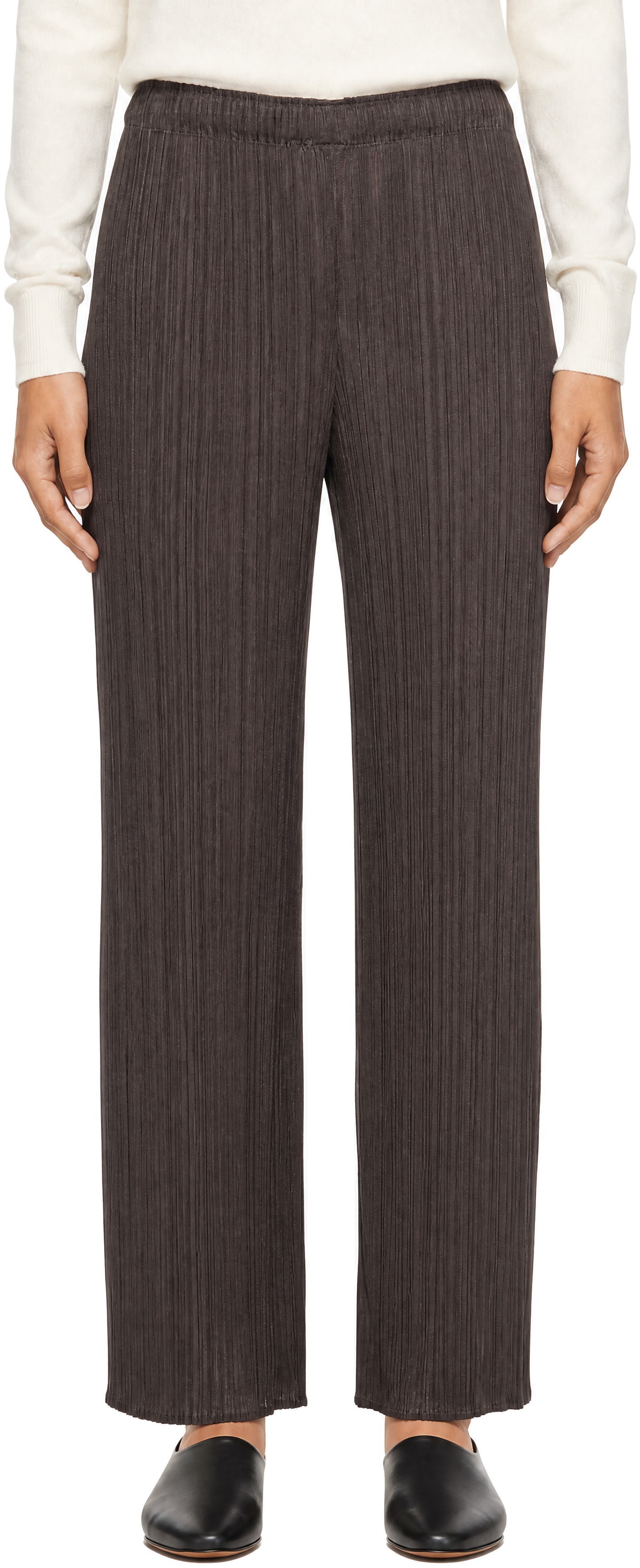 PLEATS PLEASE ISSEY MIYAKE: Brown Monthly Colors August Trousers