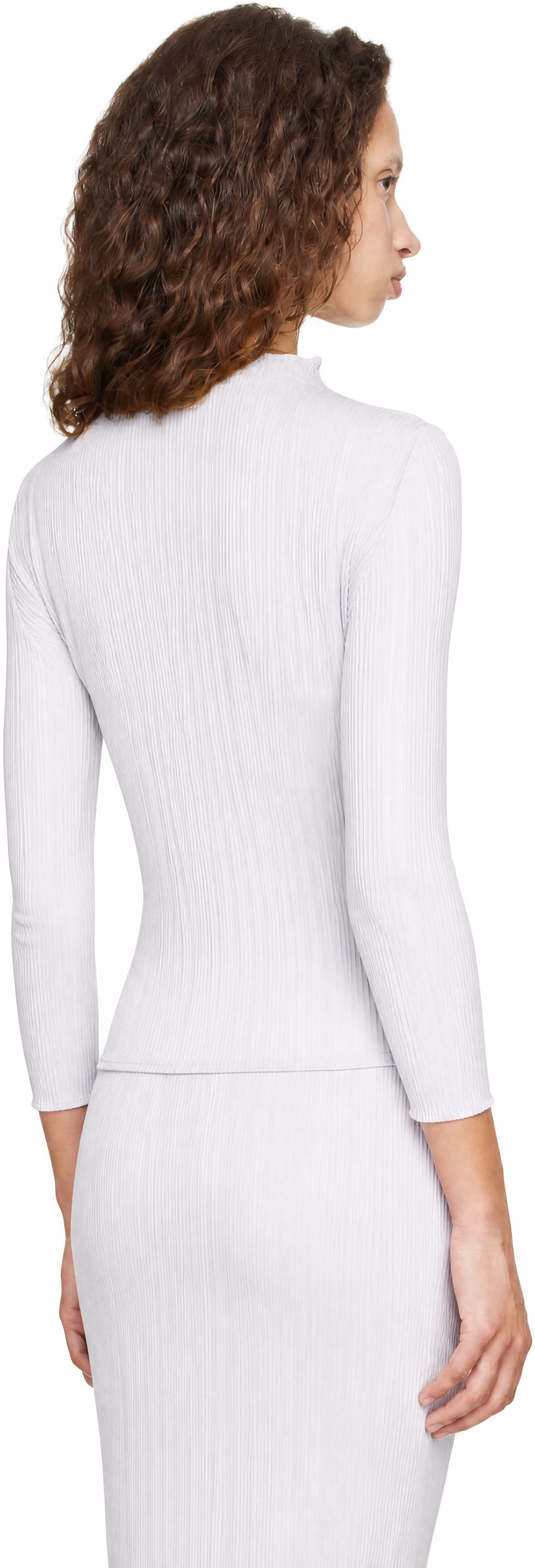 PLEATS PLEASE ISSEY MIYAKE - Haut gris - BASICS