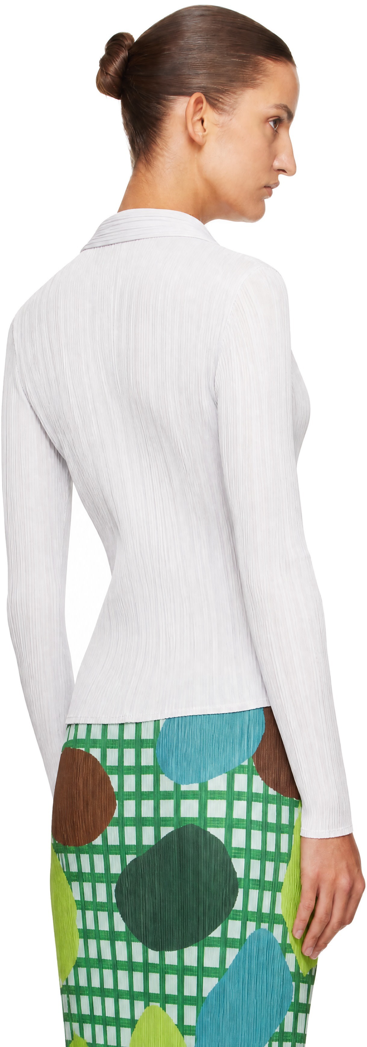 PLEATS PLEASE ISSEY MIYAKE - Chemise grise - BASICS