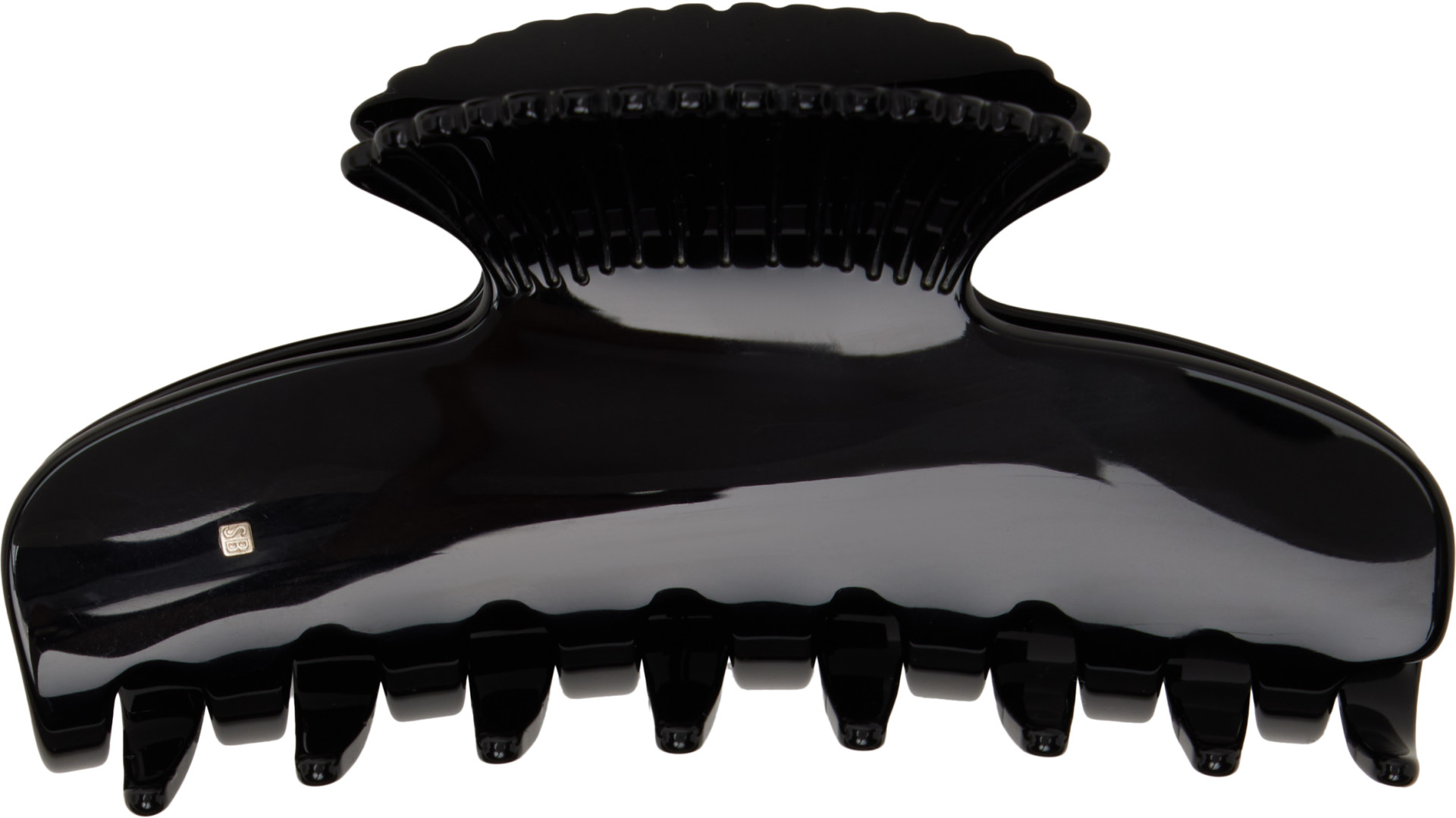 Sophie Buhai: Black Fan Shell Claw Clip | SSENSE