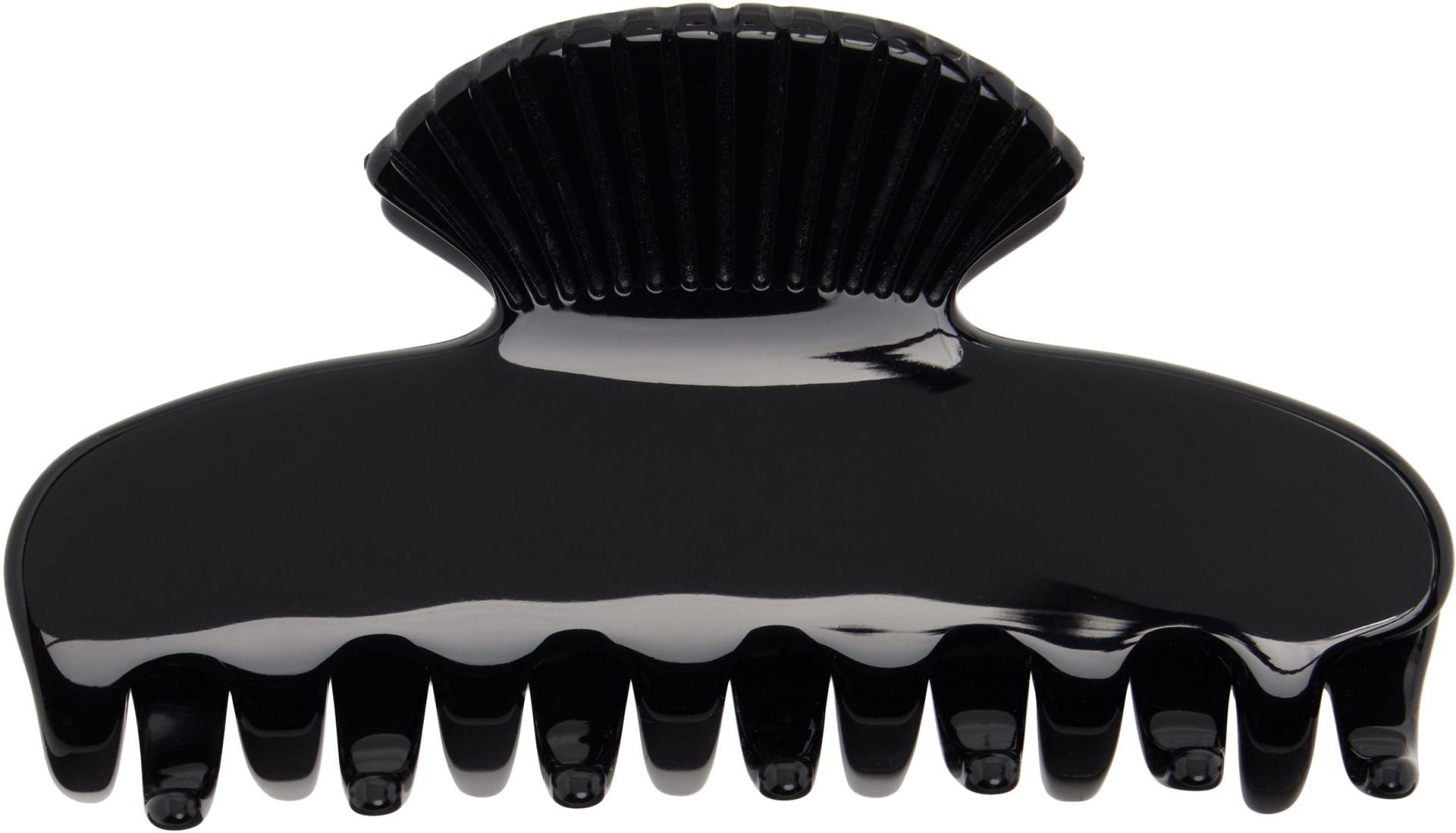 Sophie Buhai: Black Small Fan Shell Claw Clip | SSENSE