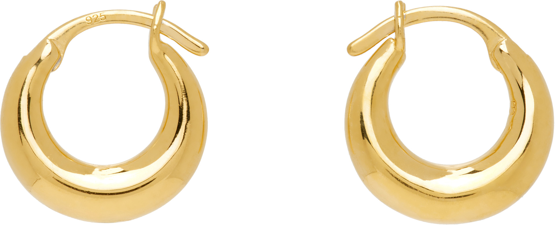 Sophie Buhai: Tiny Essential Hoop Earrings | SSENSE