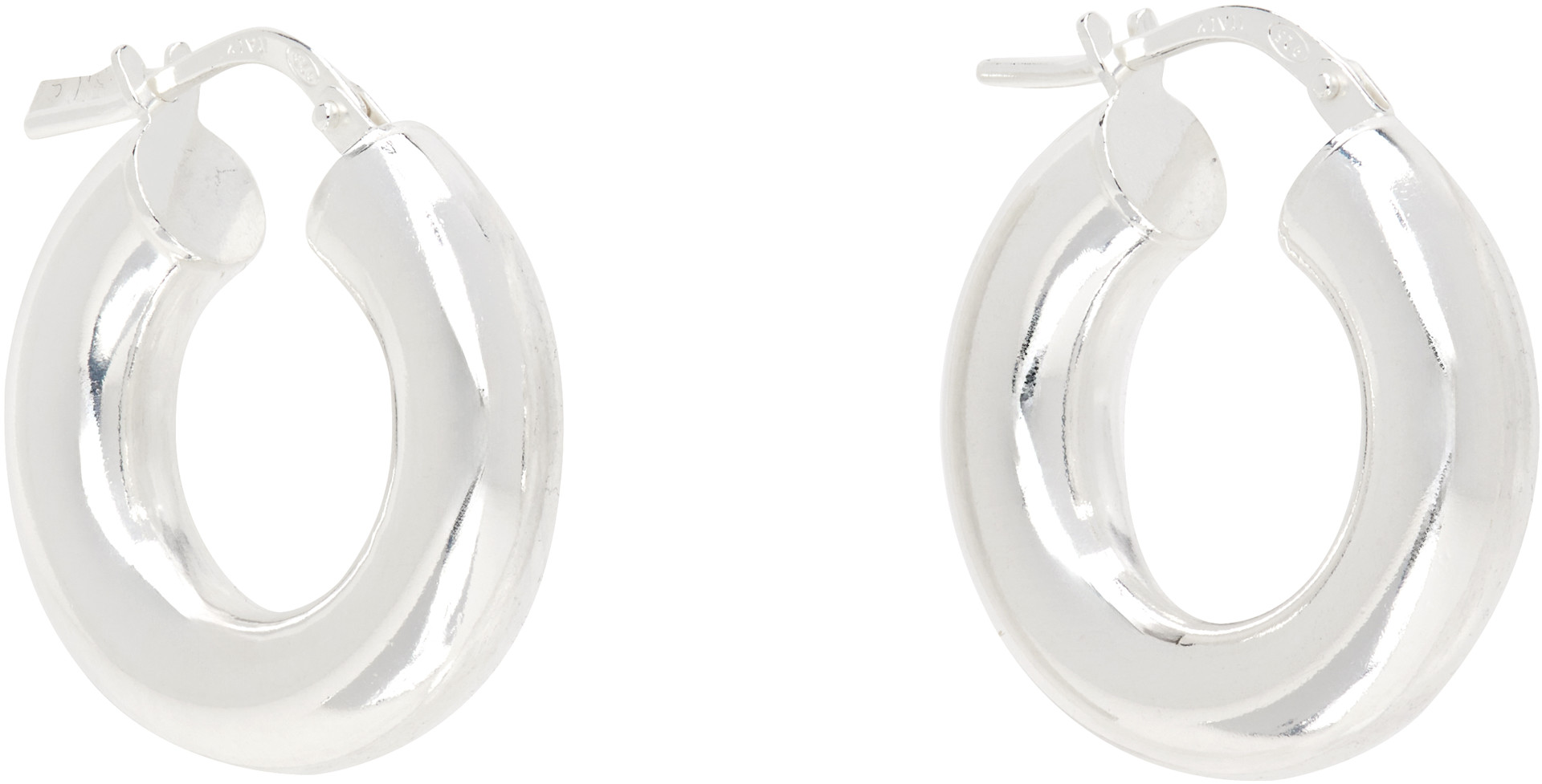 Sophie Buhai: Tiny Everyday Hoop Earrings | SSENSE