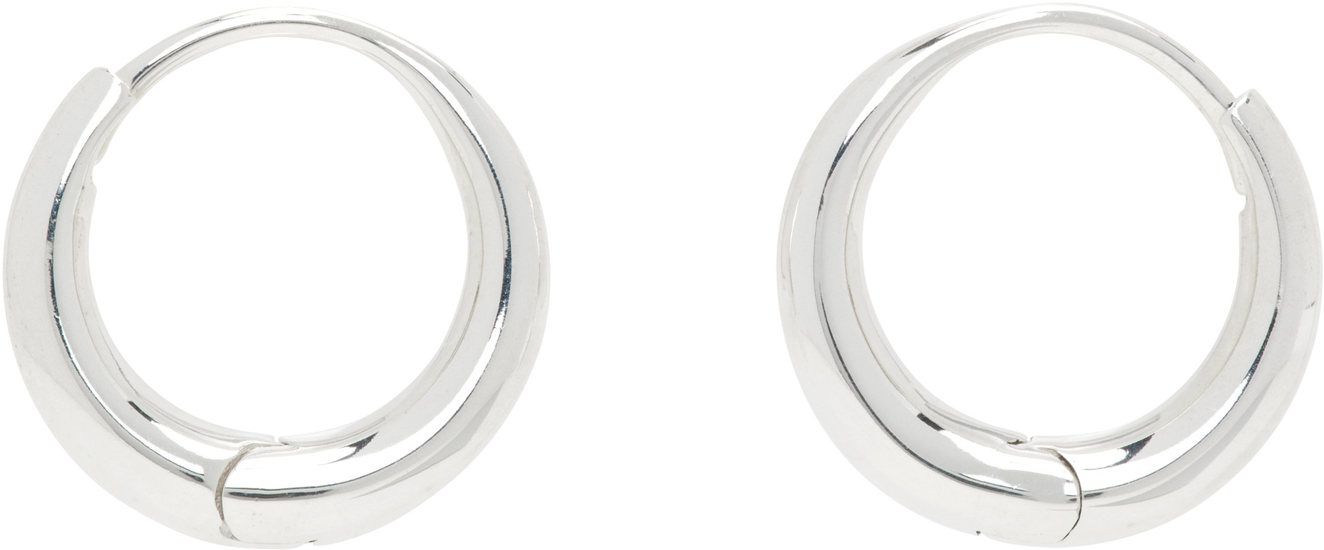 Sophie Buhai: Large Nouveau Hoop Earrings | SSENSE