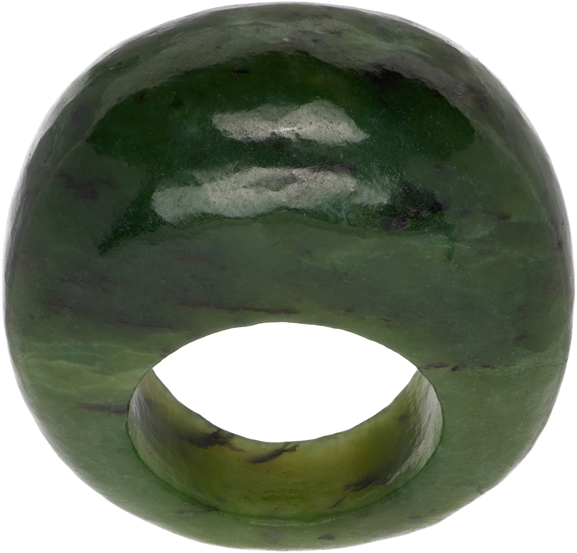 Sophie Buhai: Medium Jade Donut リング | SSENSE 日本