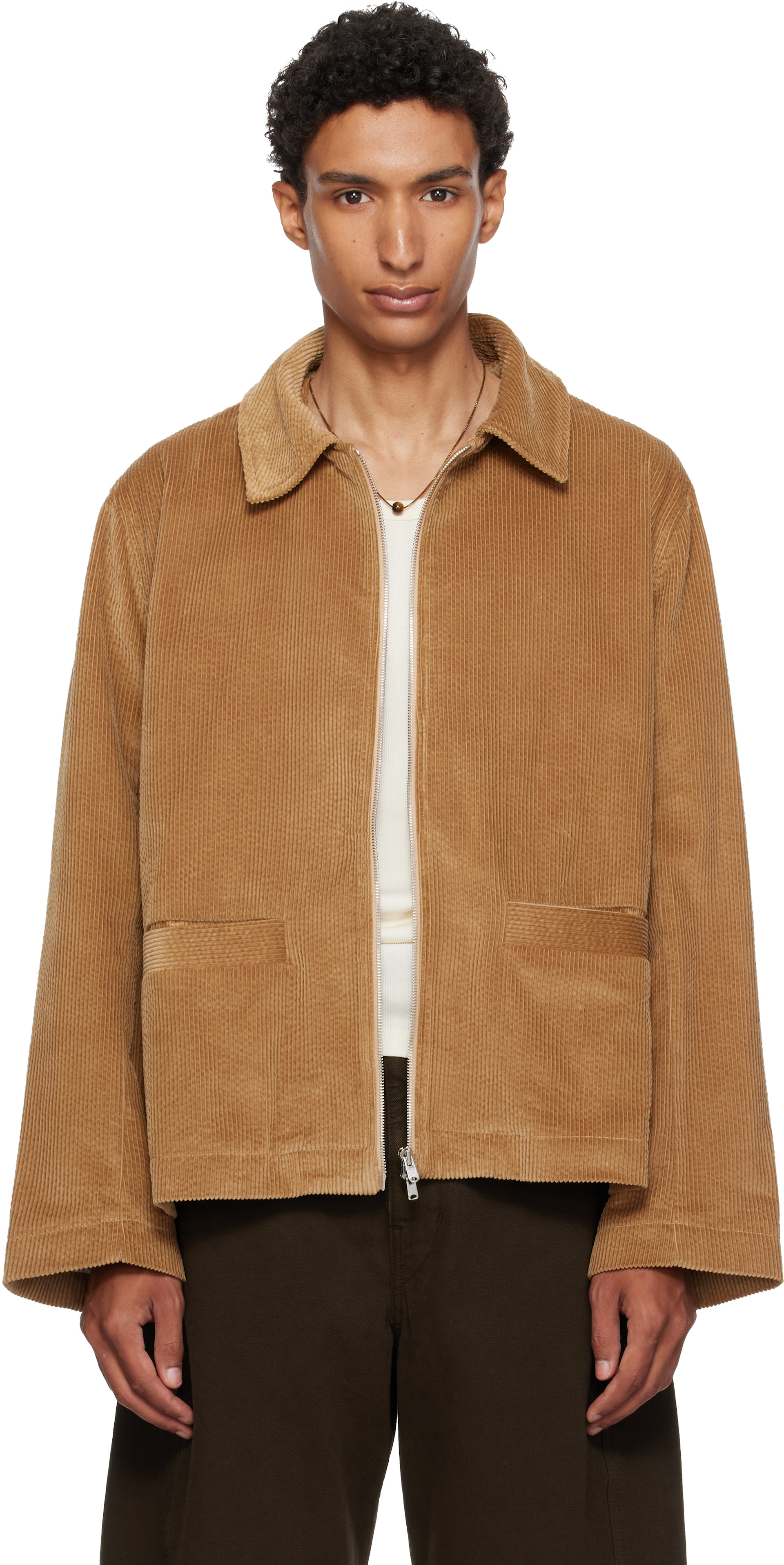 Cawley - Blouson Sandy brun clair