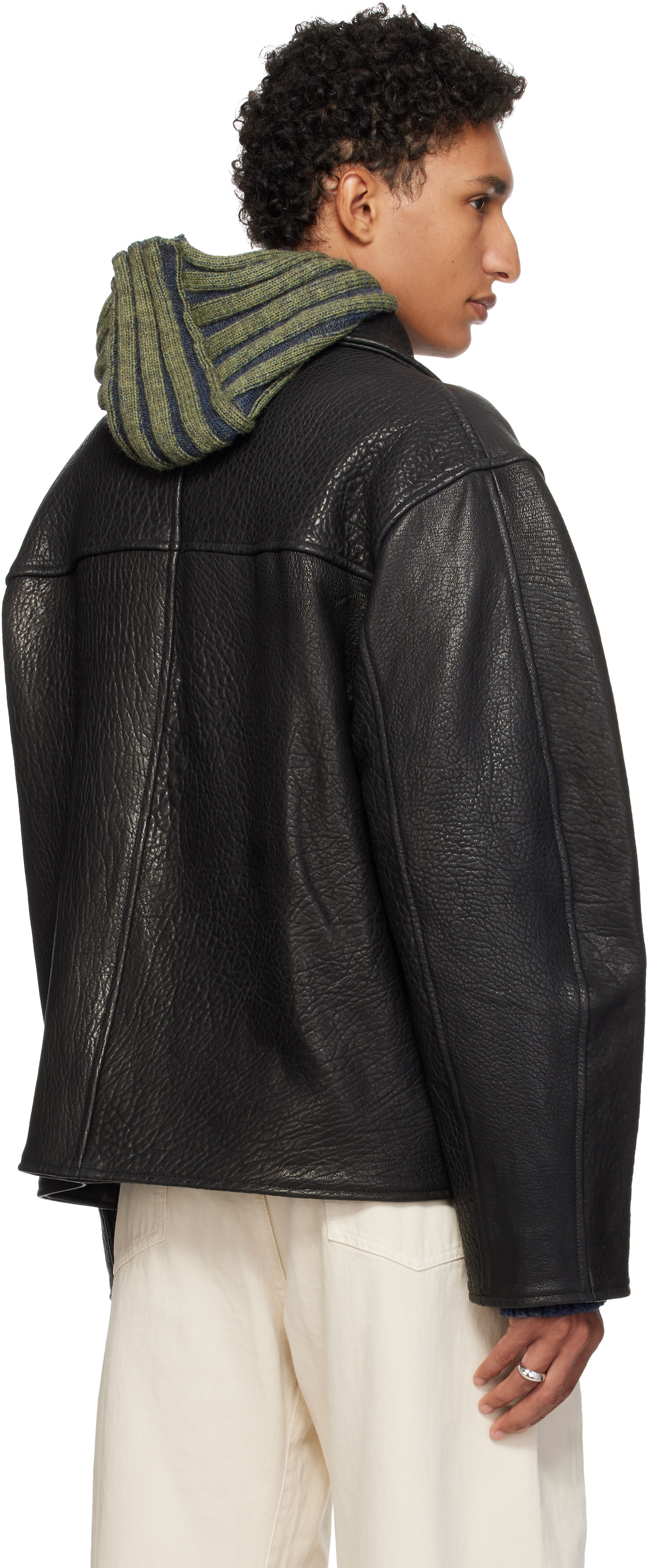 Cawley - Black Flying Leather Jacket