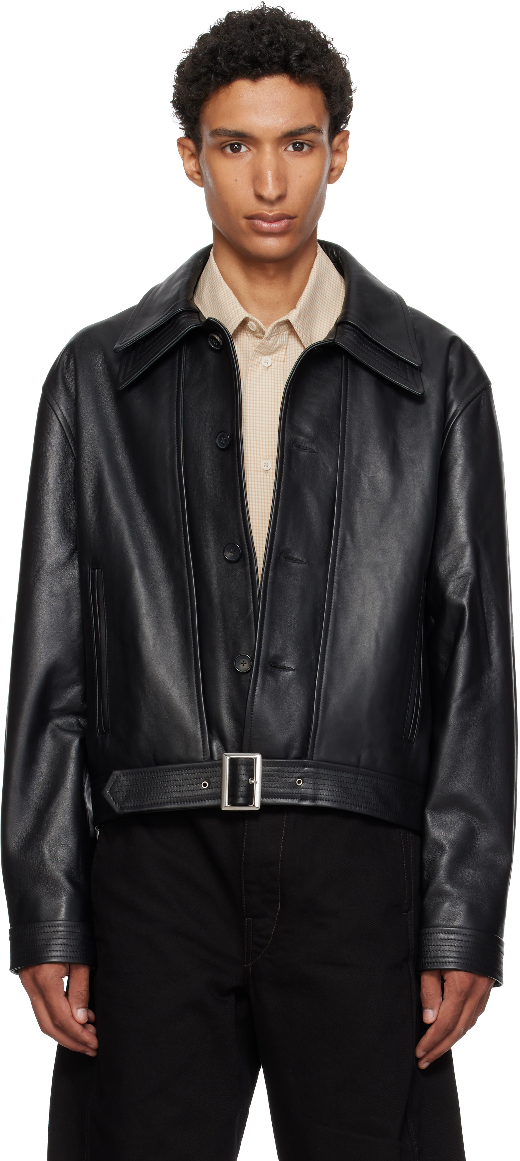 Cawley - Black Rafe Leather Jacket