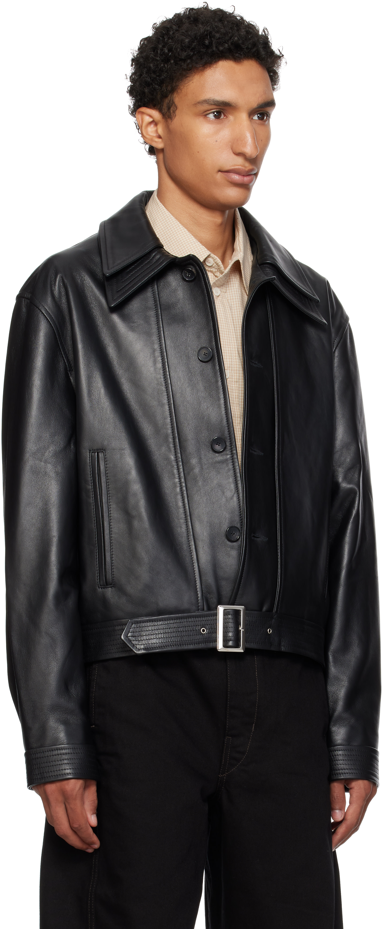 Cawley - Black Rafe Leather Jacket