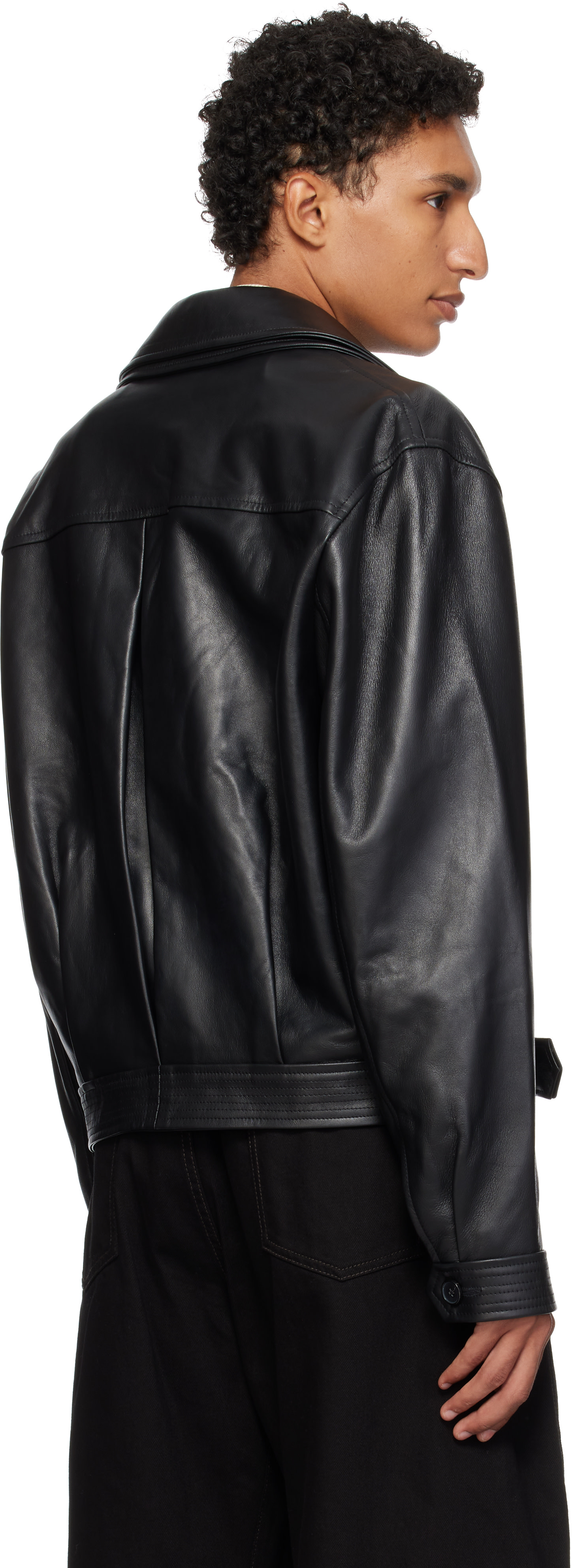 Cawley - Black Rafe Leather Jacket