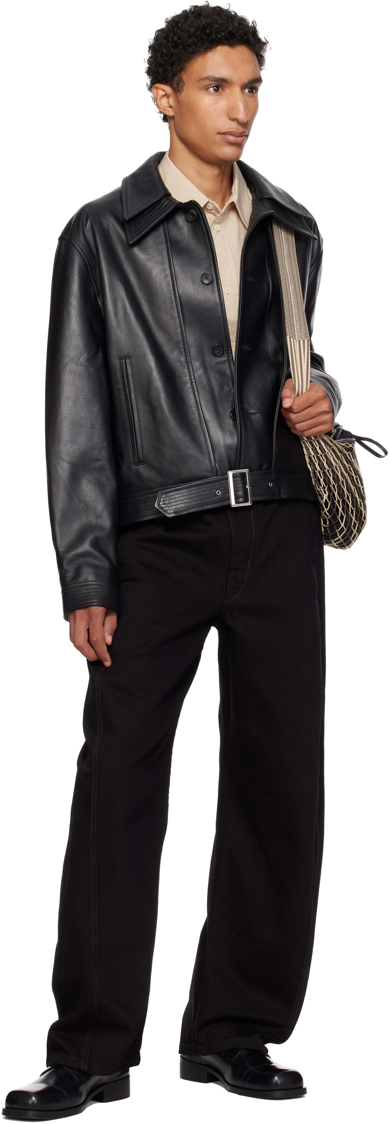 Cawley - Black Rafe Leather Jacket