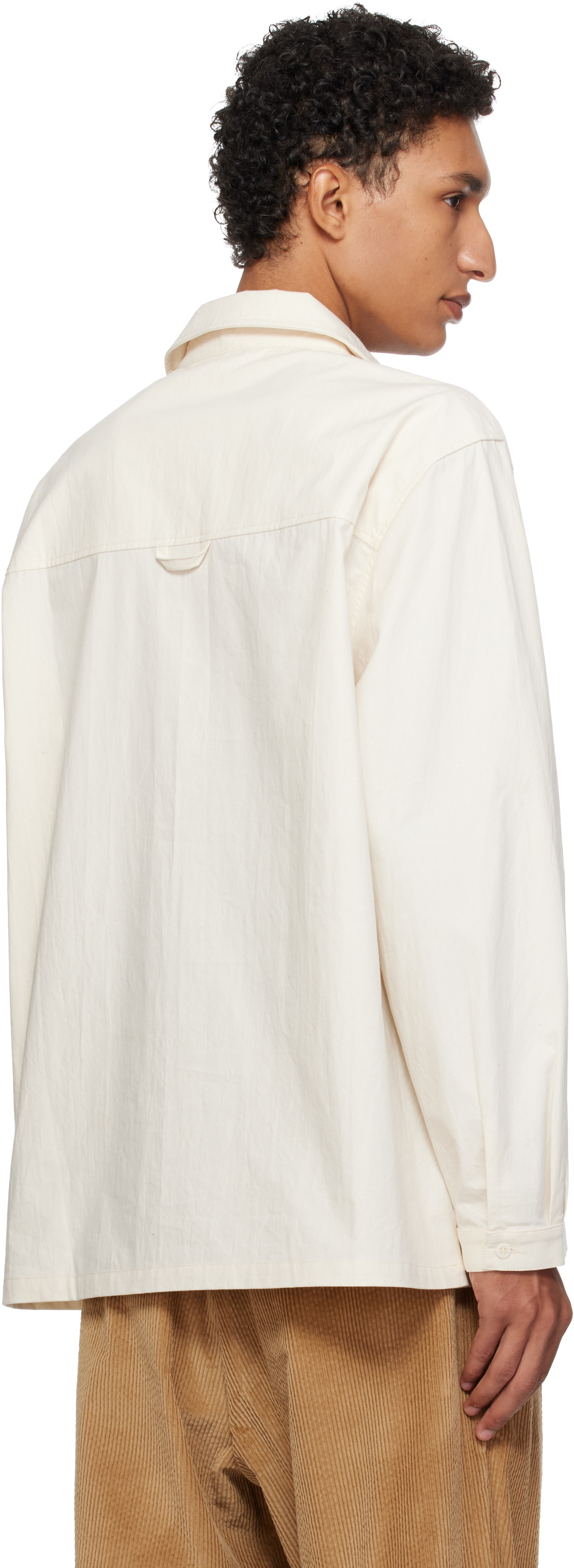 Cawley - Off-White Camp Collar Shirt