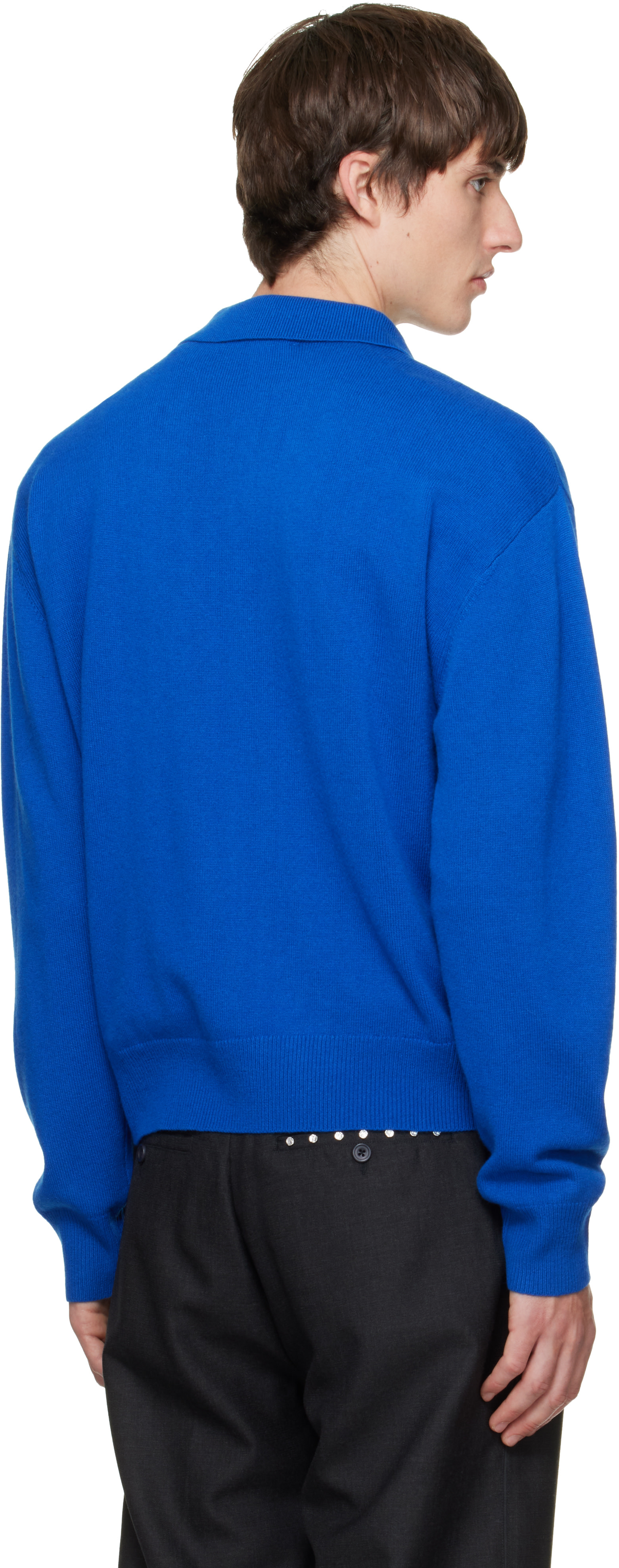 BLUEMARBLE - Blue Knitted Polo