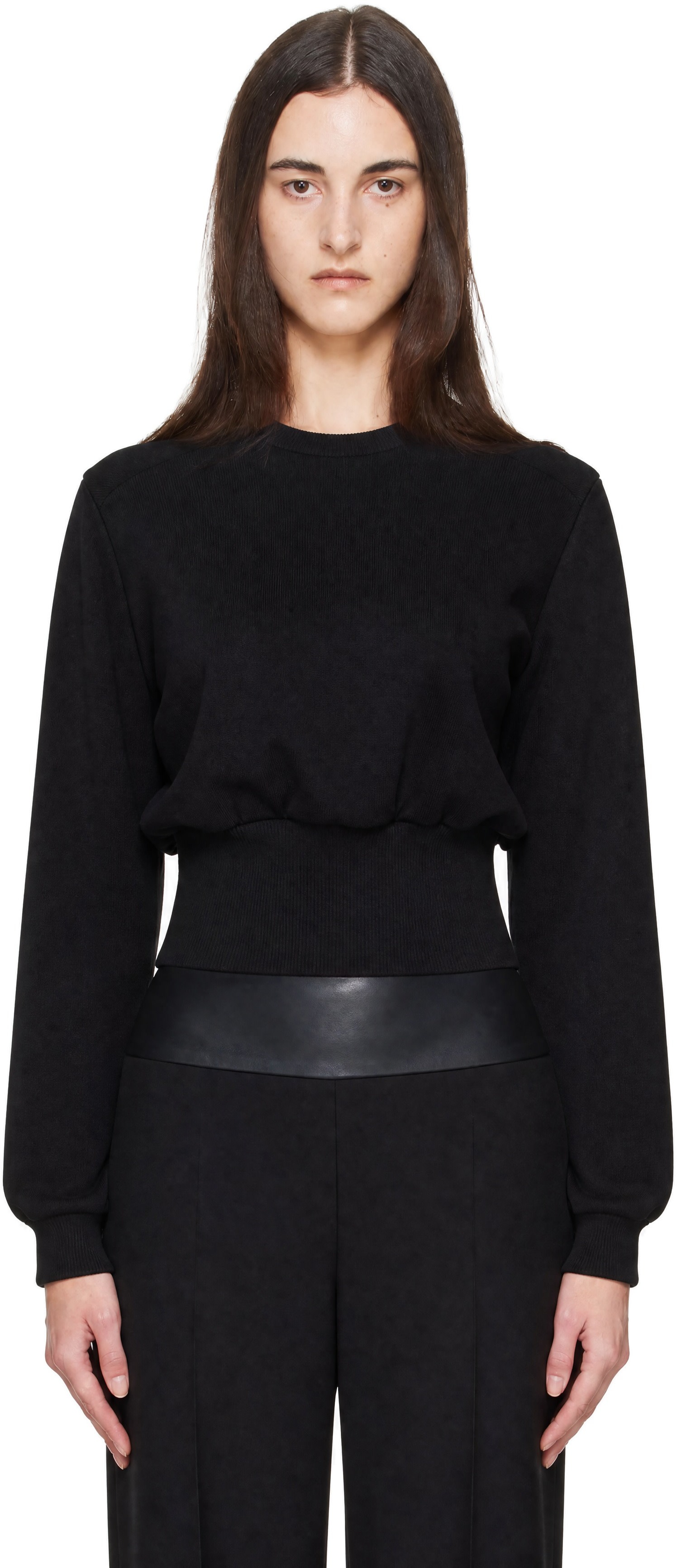 FIDAN NOVRUZOVA - Pull molletonné Lia noir