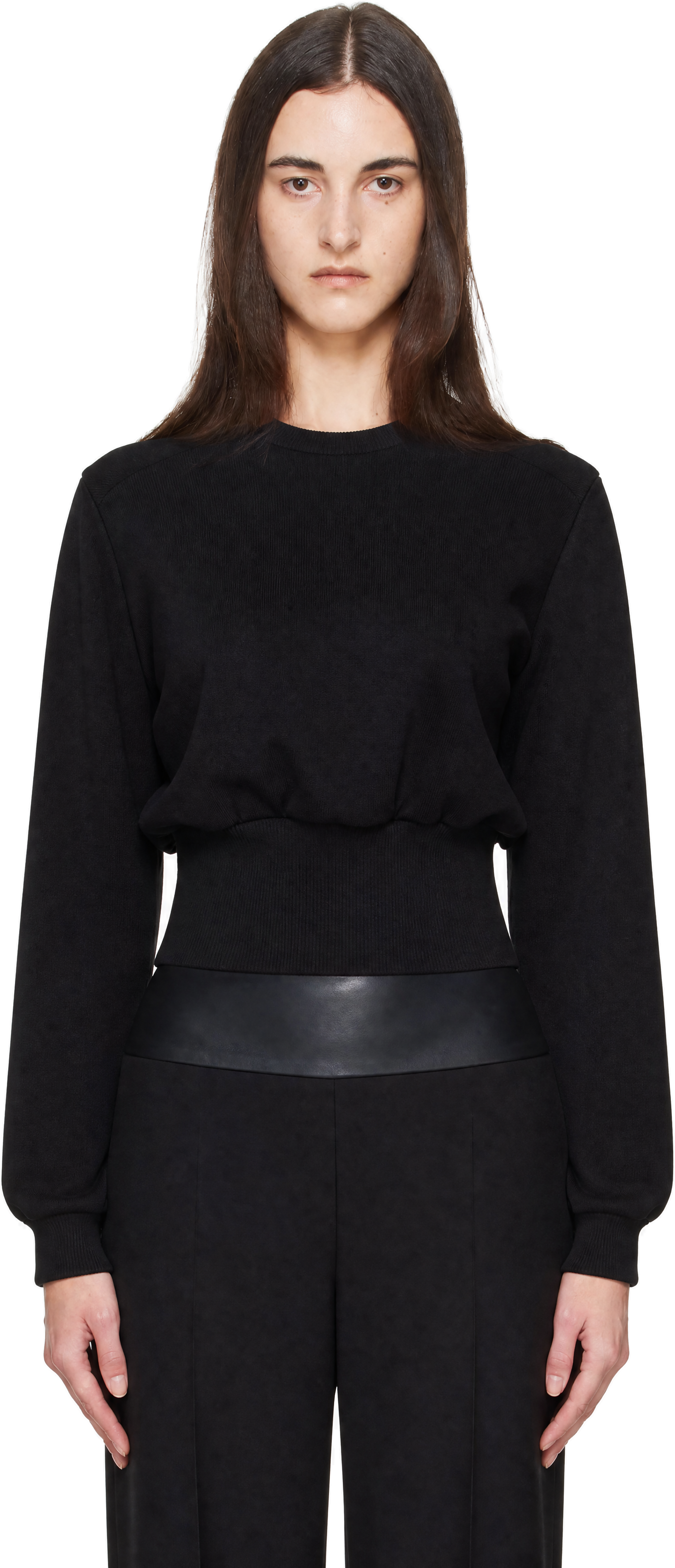 FIDAN NOVRUZOVA - Pull molletonné Lia noir