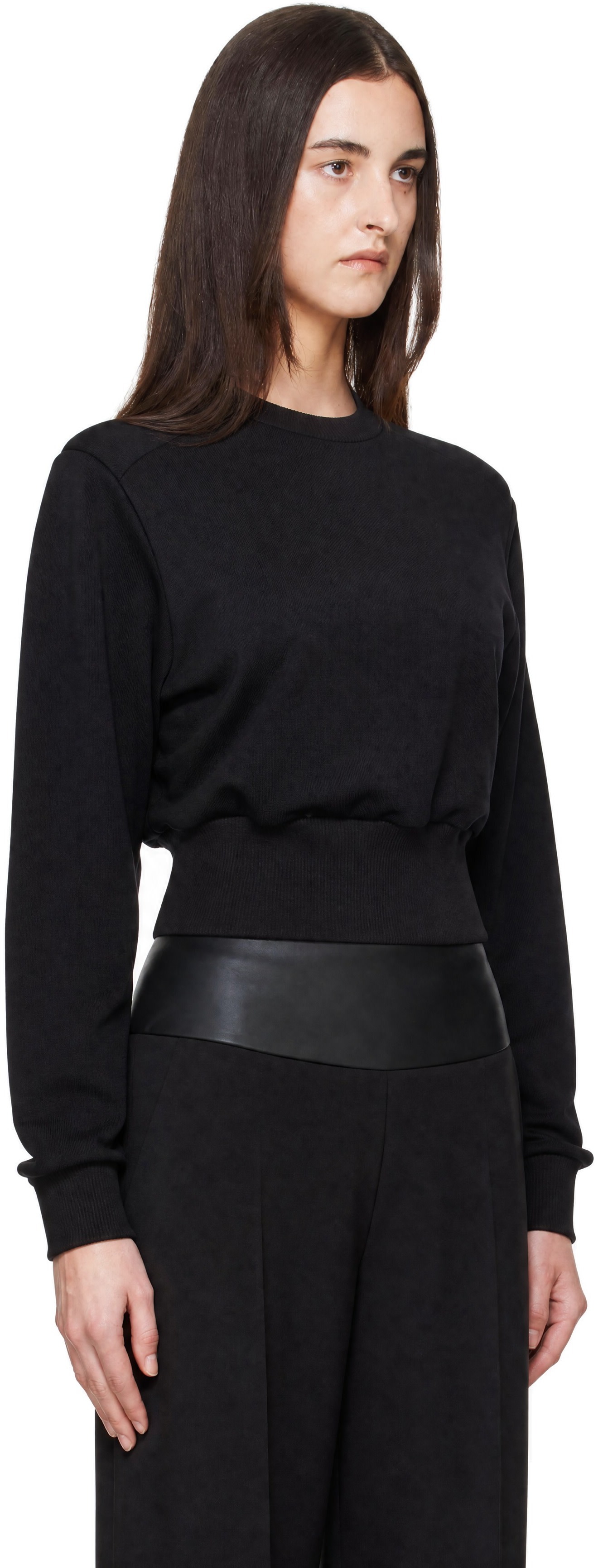 FIDAN NOVRUZOVA - Pull molletonné Lia noir