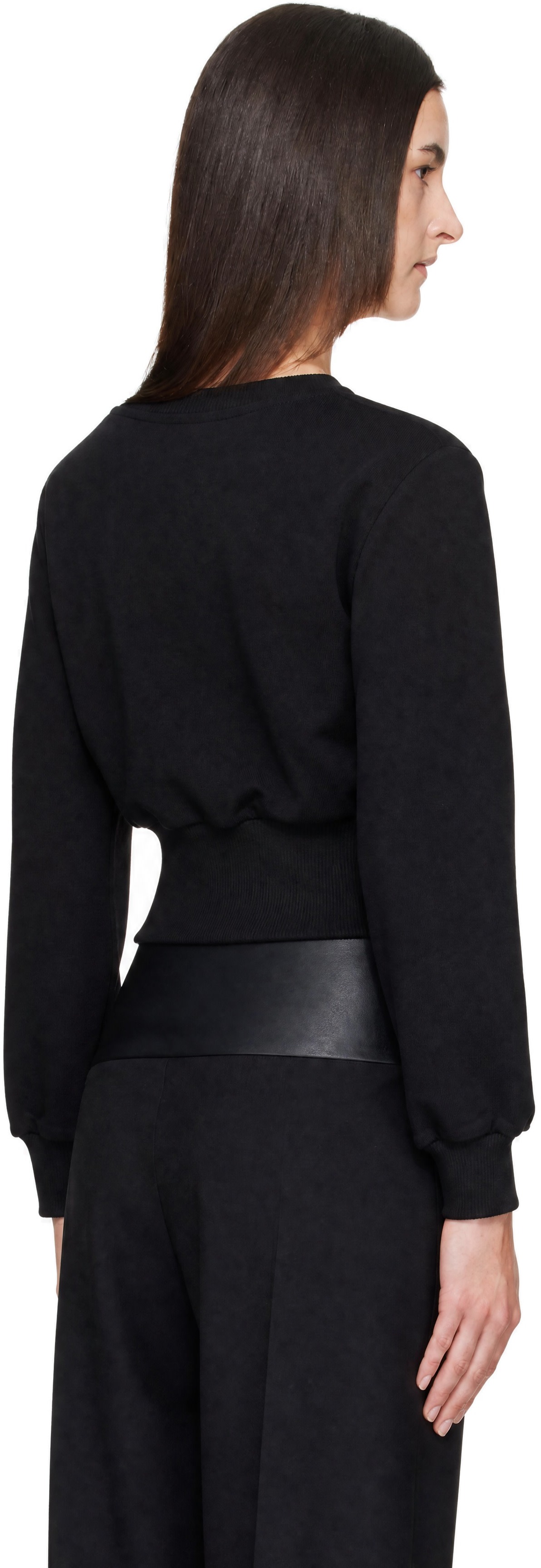 FIDAN NOVRUZOVA - Pull molletonné Lia noir