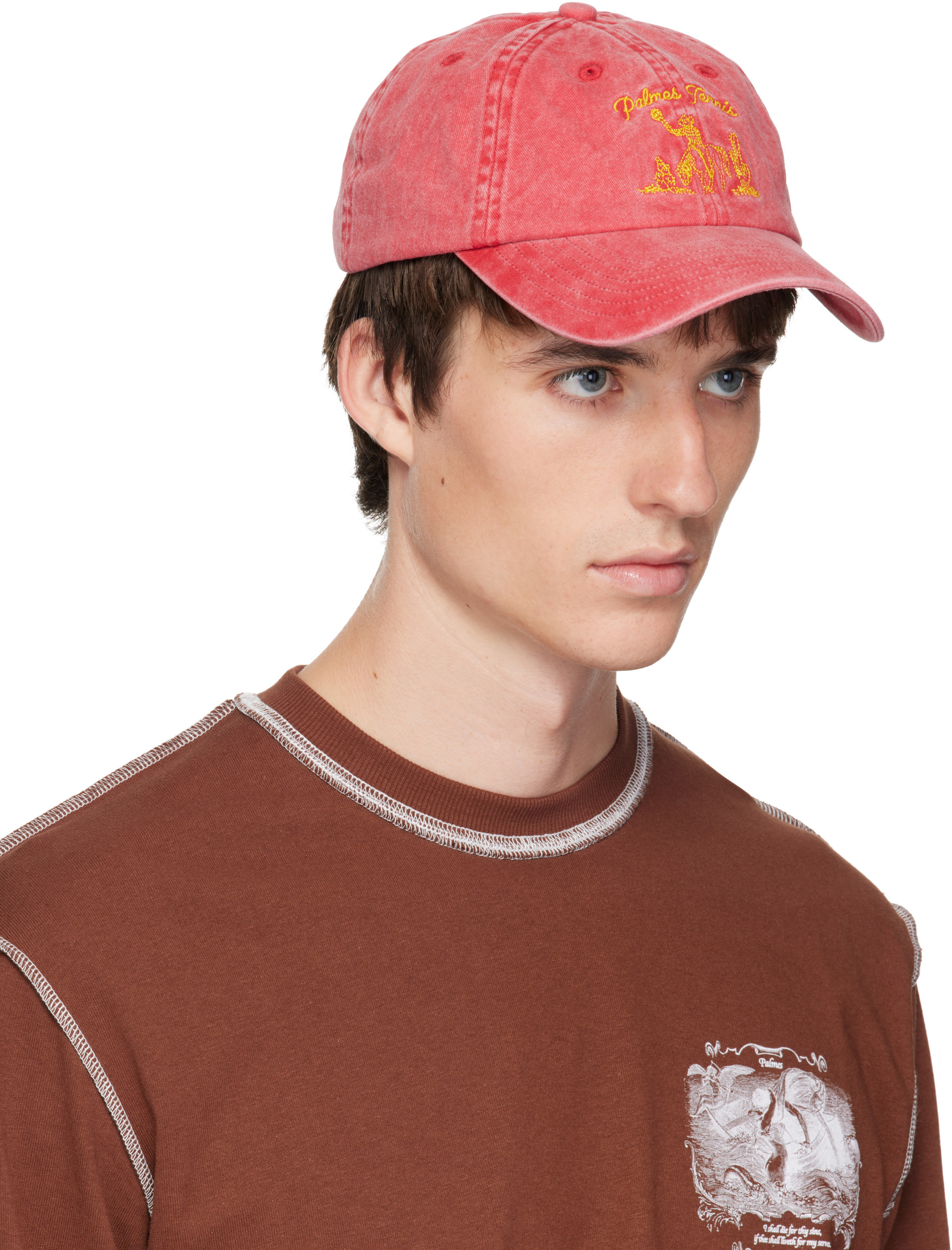 Palmes - Casquette Western rouge