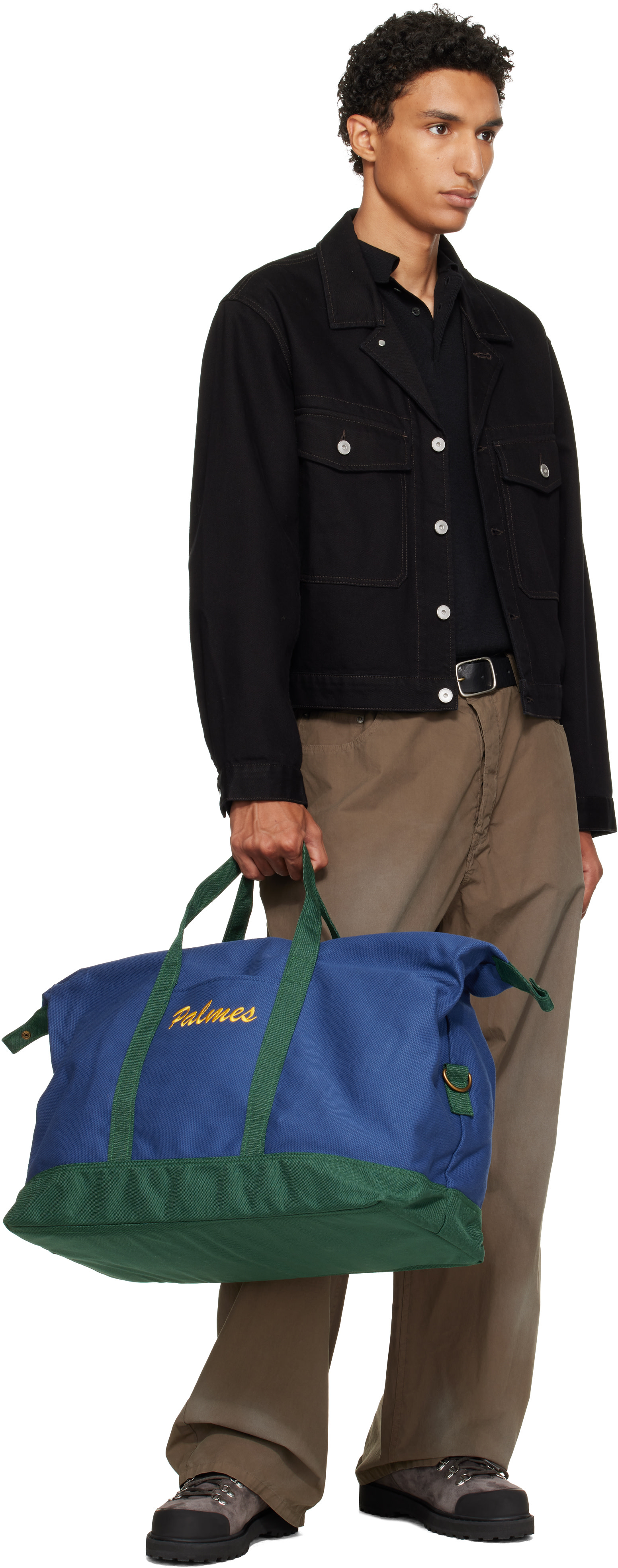 Palmes - Navy Logo Duffle Bag