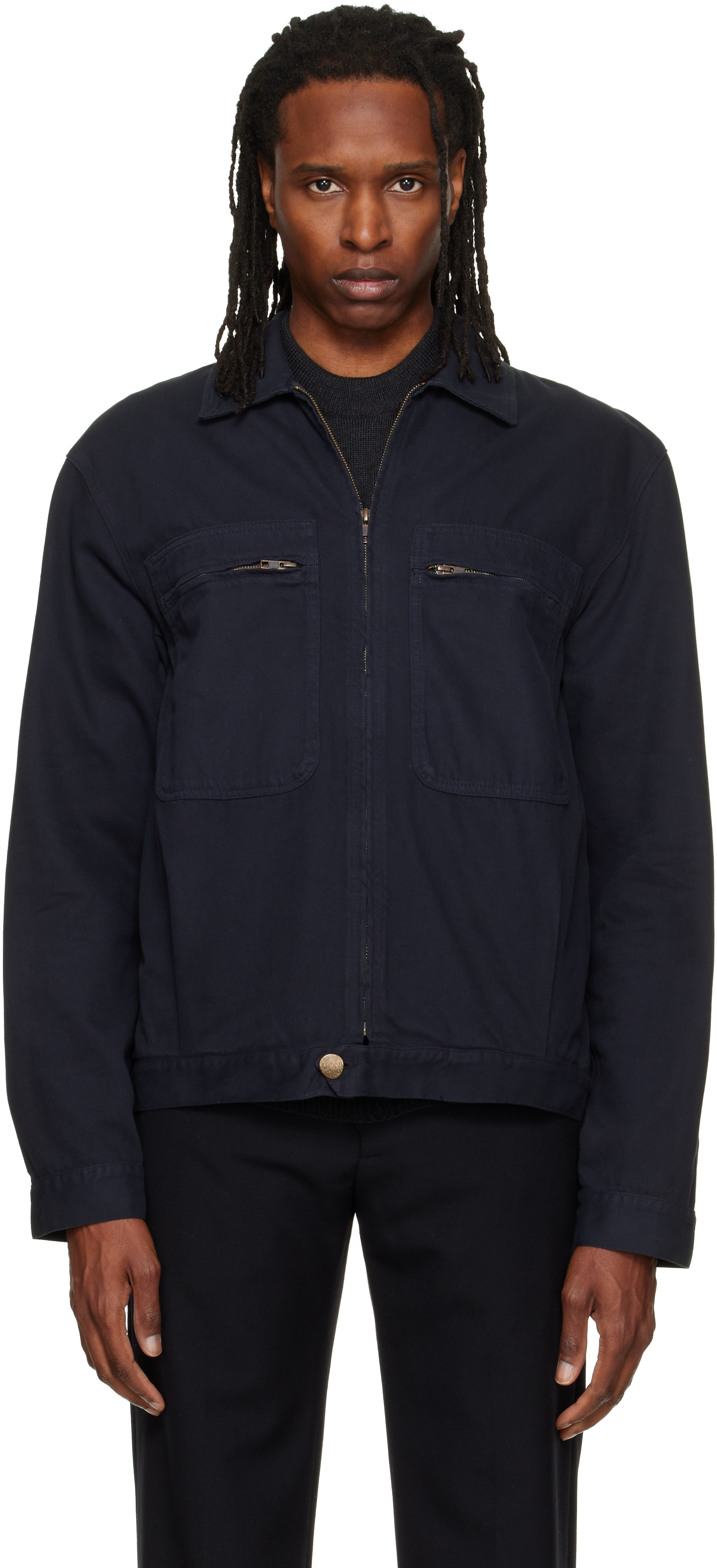 Palmes - Black Worker Denim Jacket