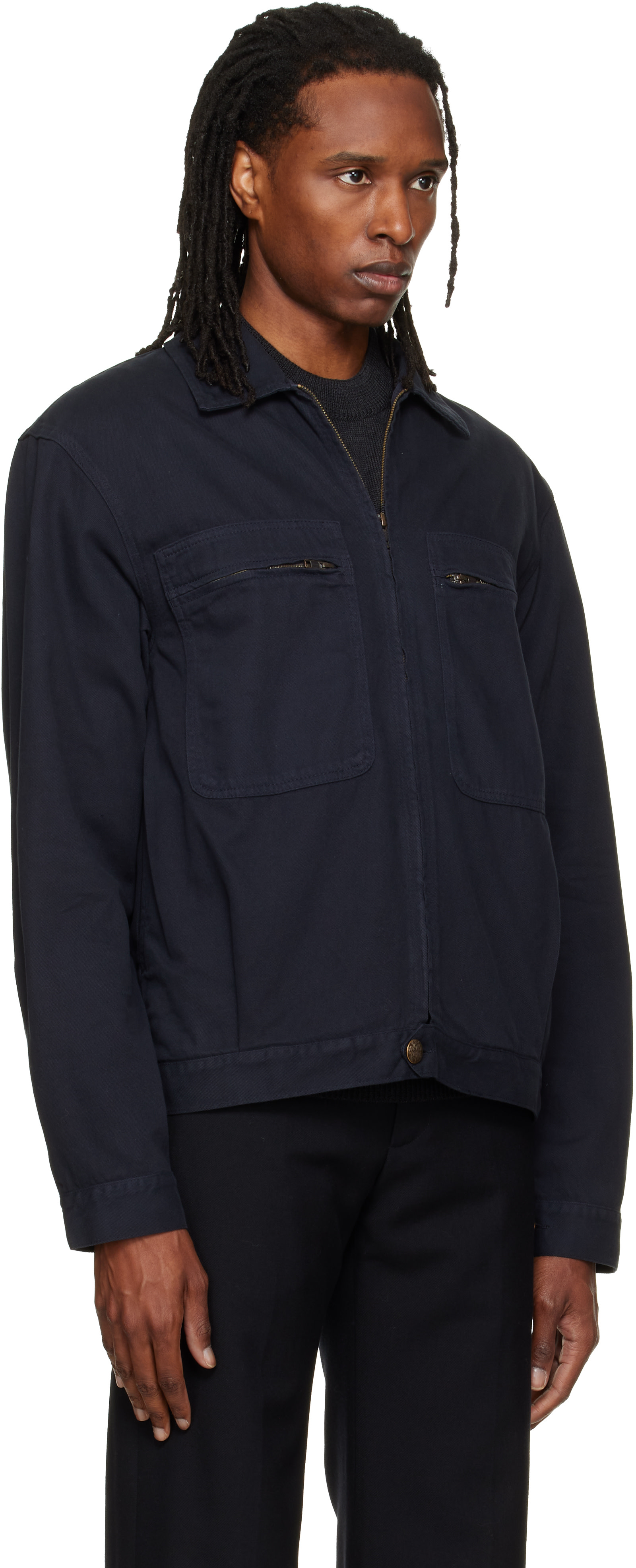 Palmes - Black Worker Denim Jacket