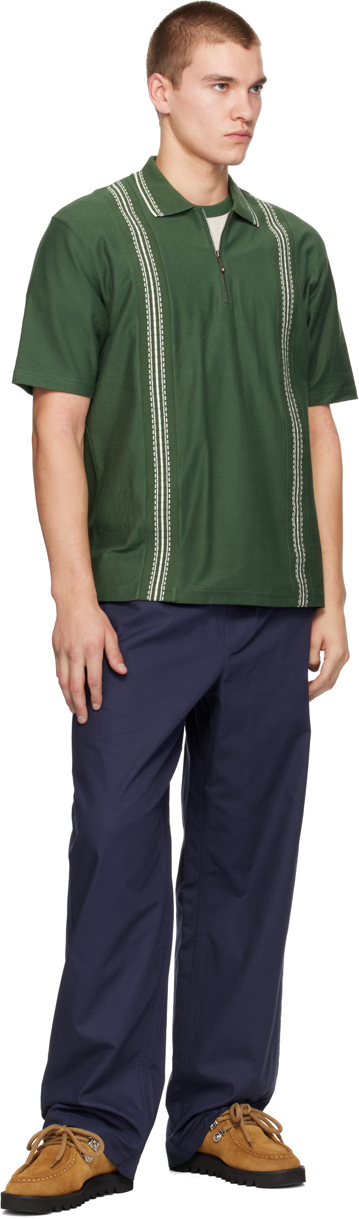 Palmes - Navy Lucien Ripstop Trousers