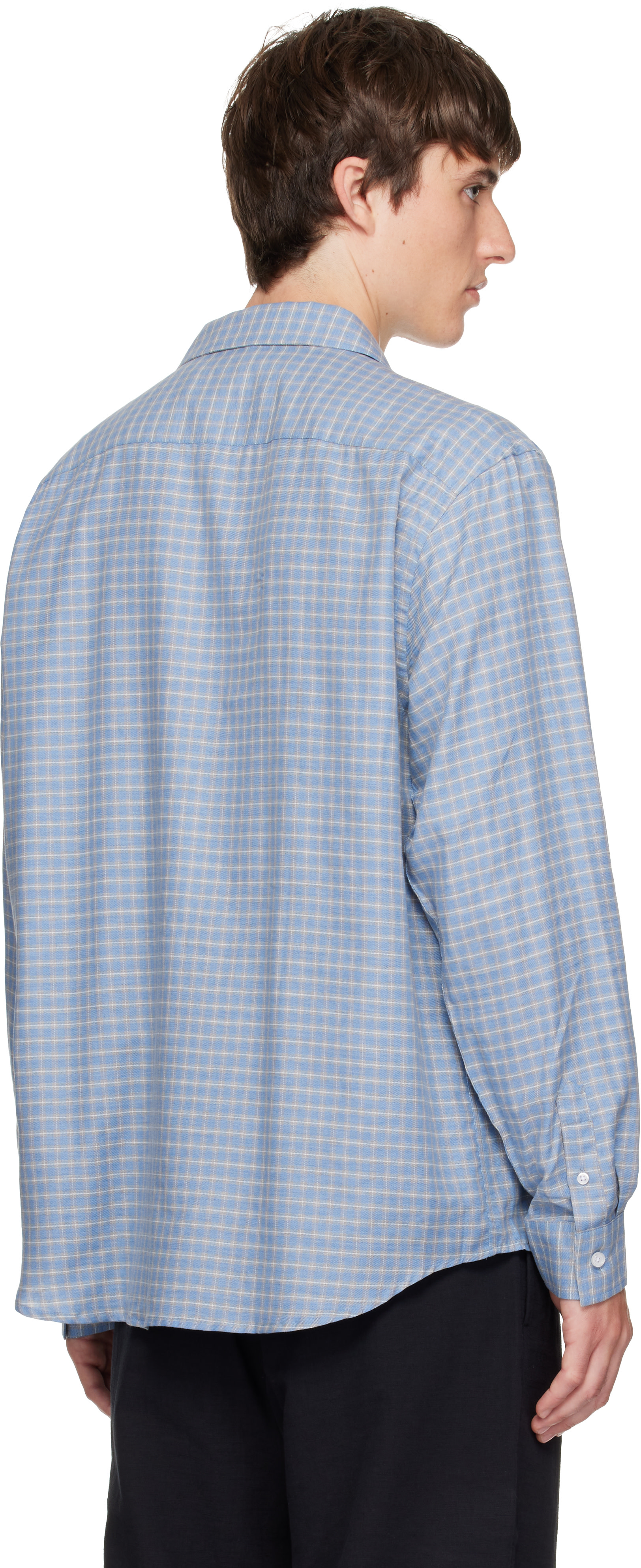 Palmes - Chemise Serve bleue