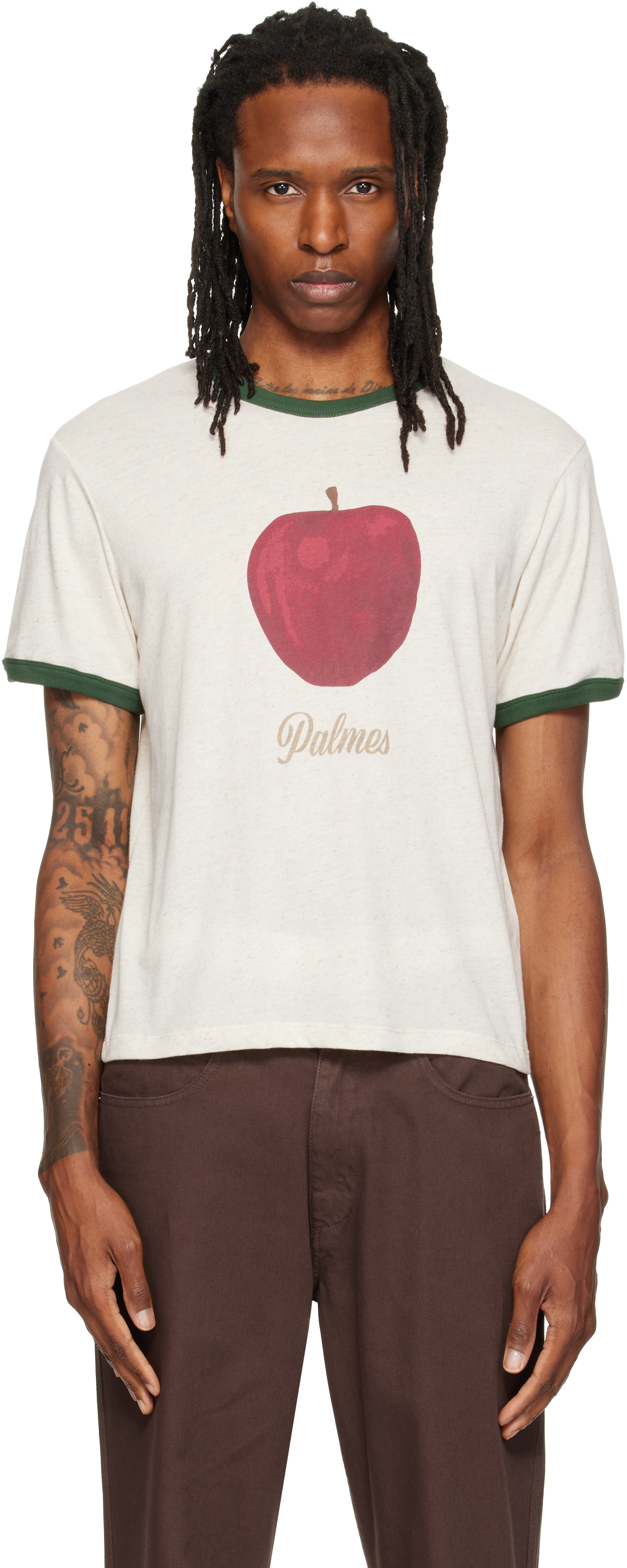 Palmes - Off-White Apple Ringer T-shirt