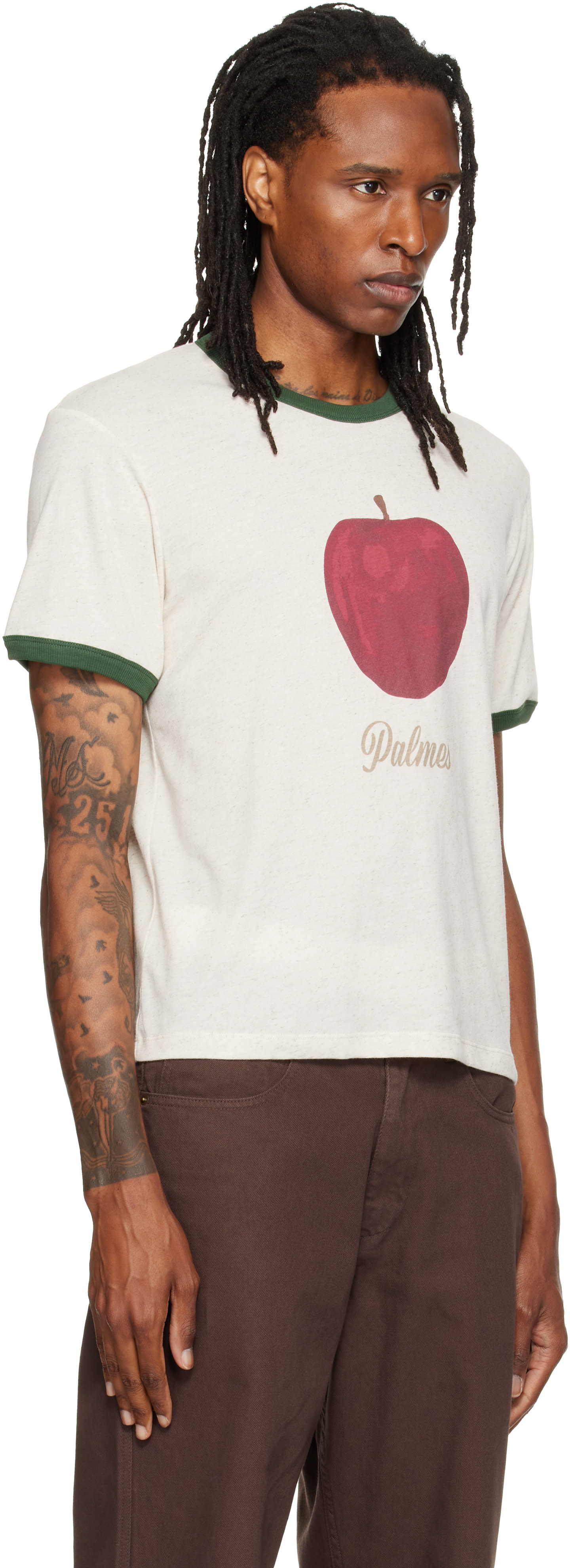 Palmes - Off-White Apple Ringer T-shirt