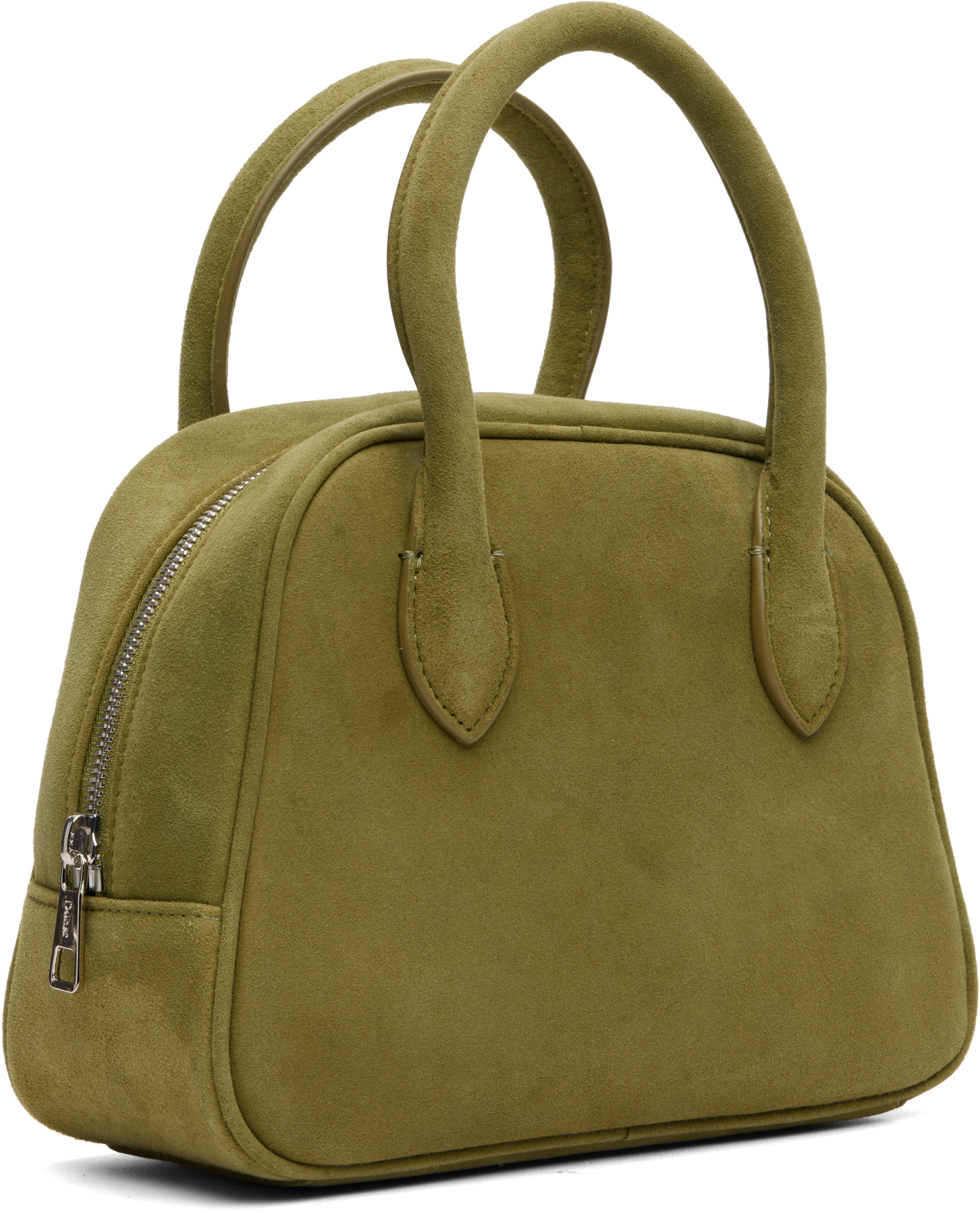 Dunst - Sac Boston vert en suède