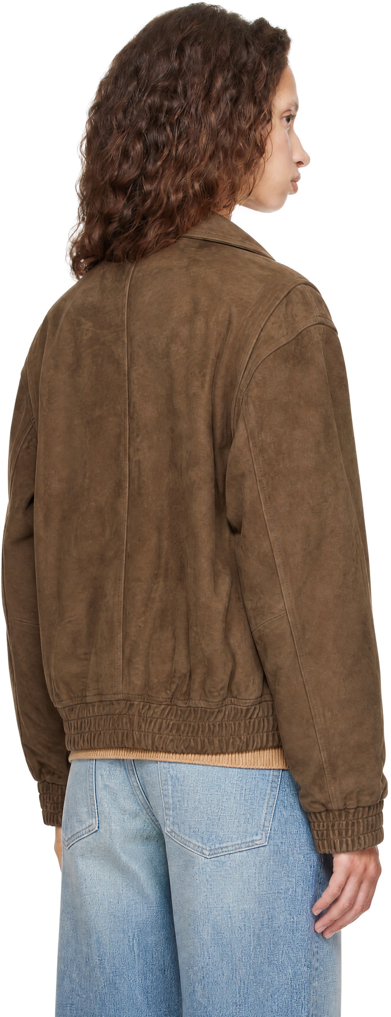 Dunst - Blouson Refined brun en suède