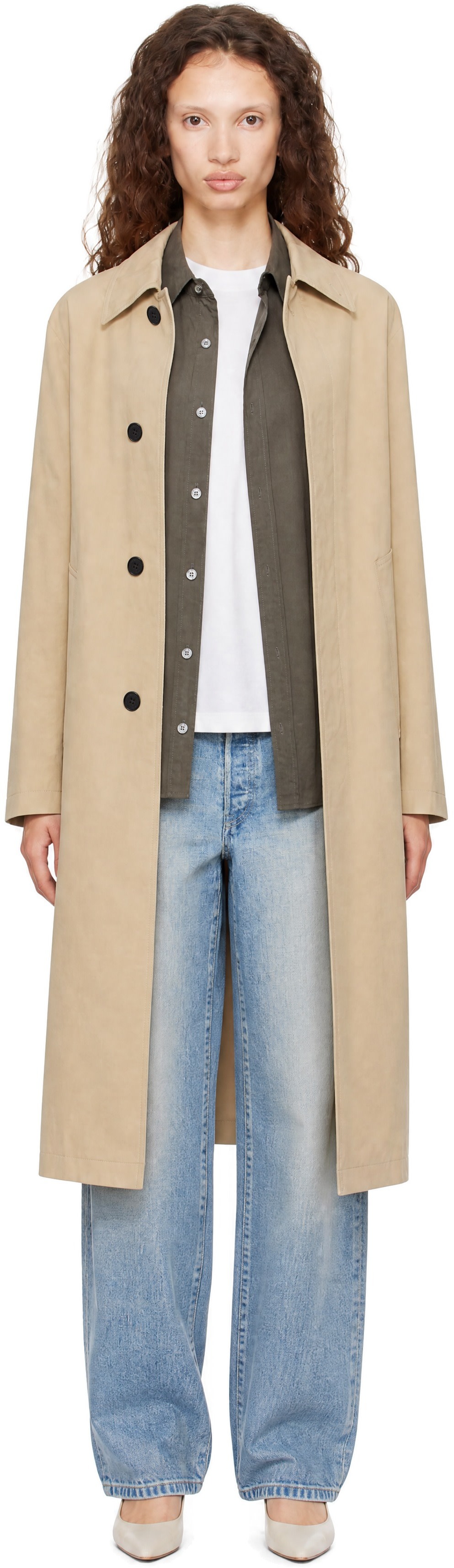 Dunst - Beige Refined Mac Coat