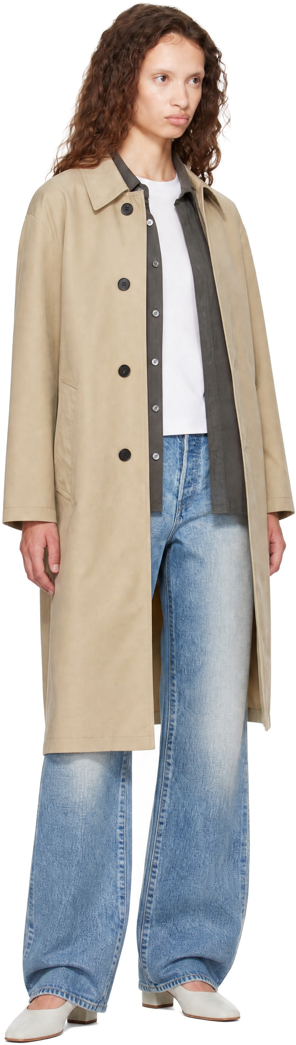 Dunst - Beige Refined Mac Coat
