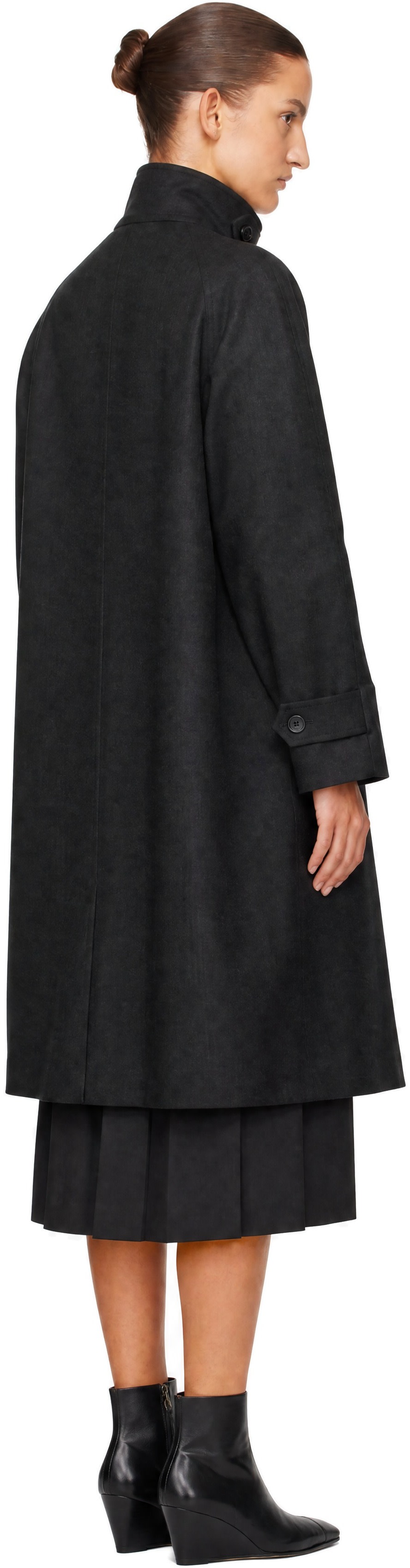 Dunst - Gray H-Line Wool Mac Coat