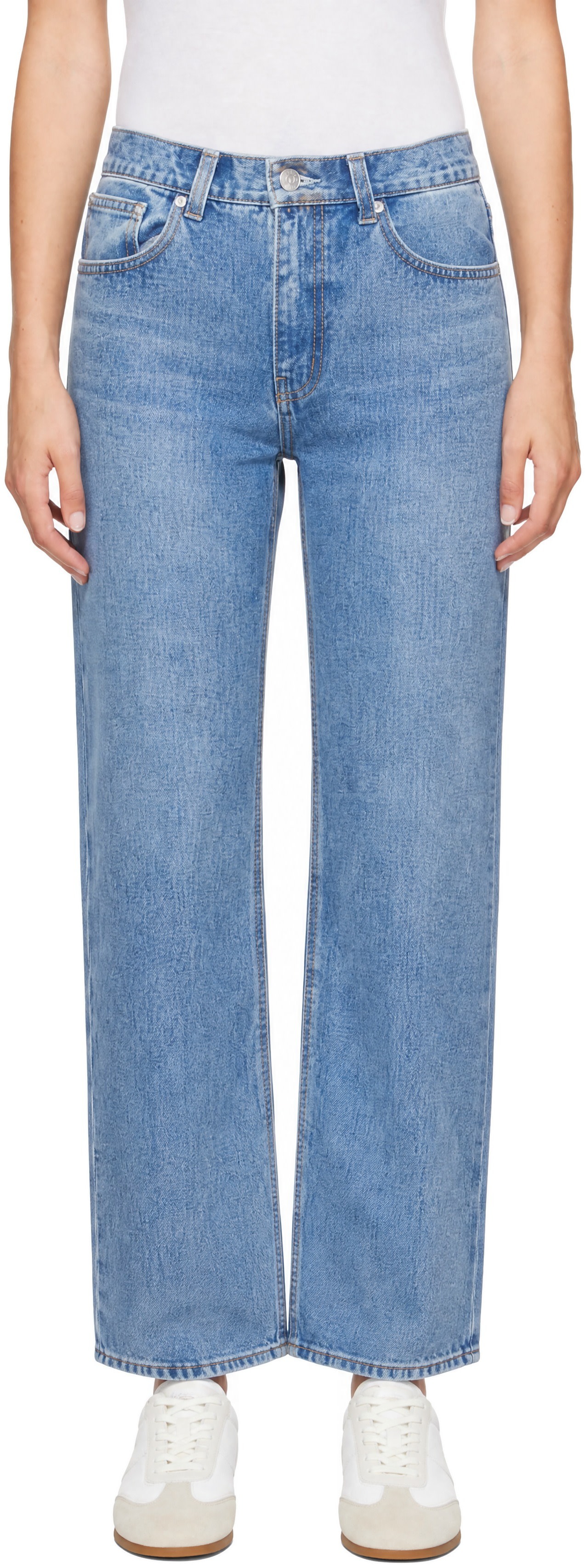 Dunst - Blue Slick Cigarette Jeans