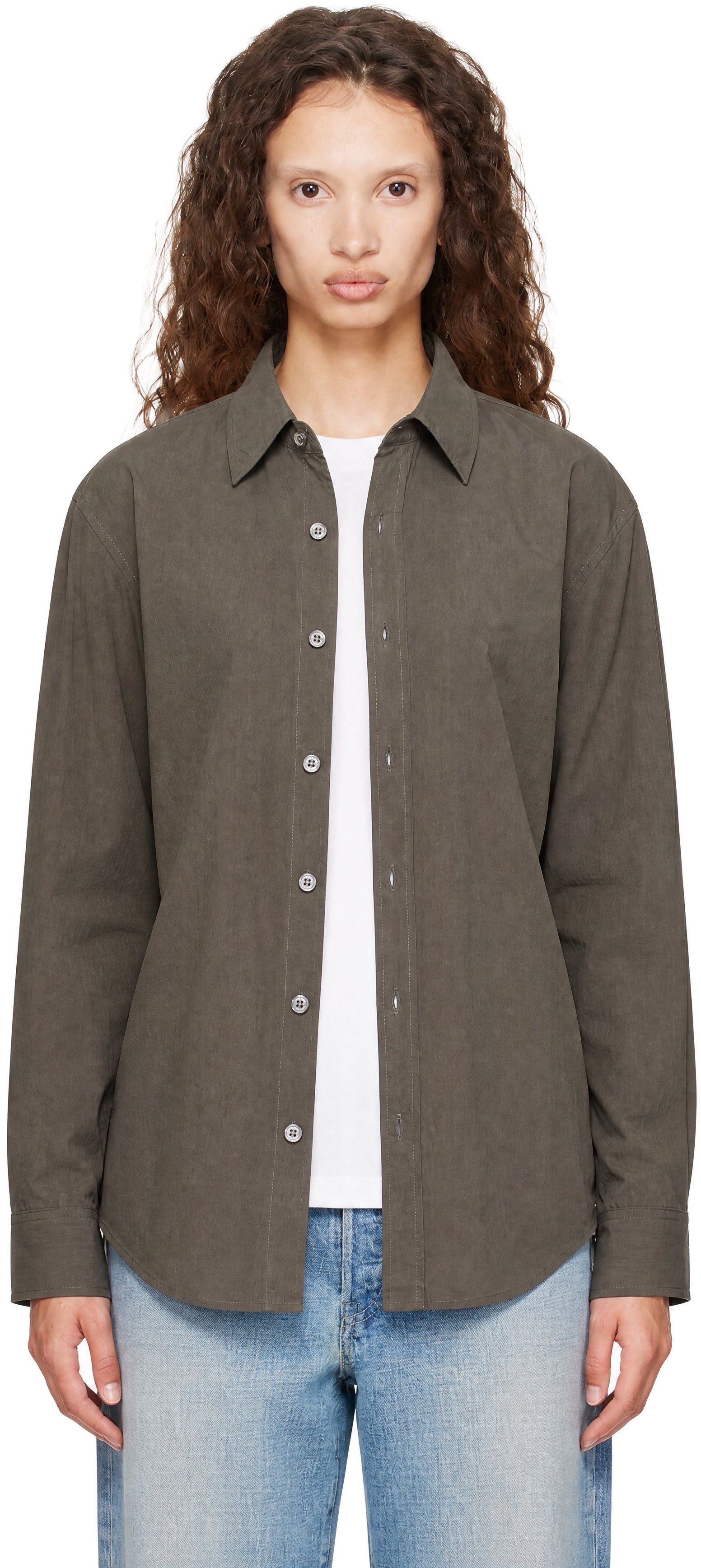 Dunst - Chemise Refined grise en coton