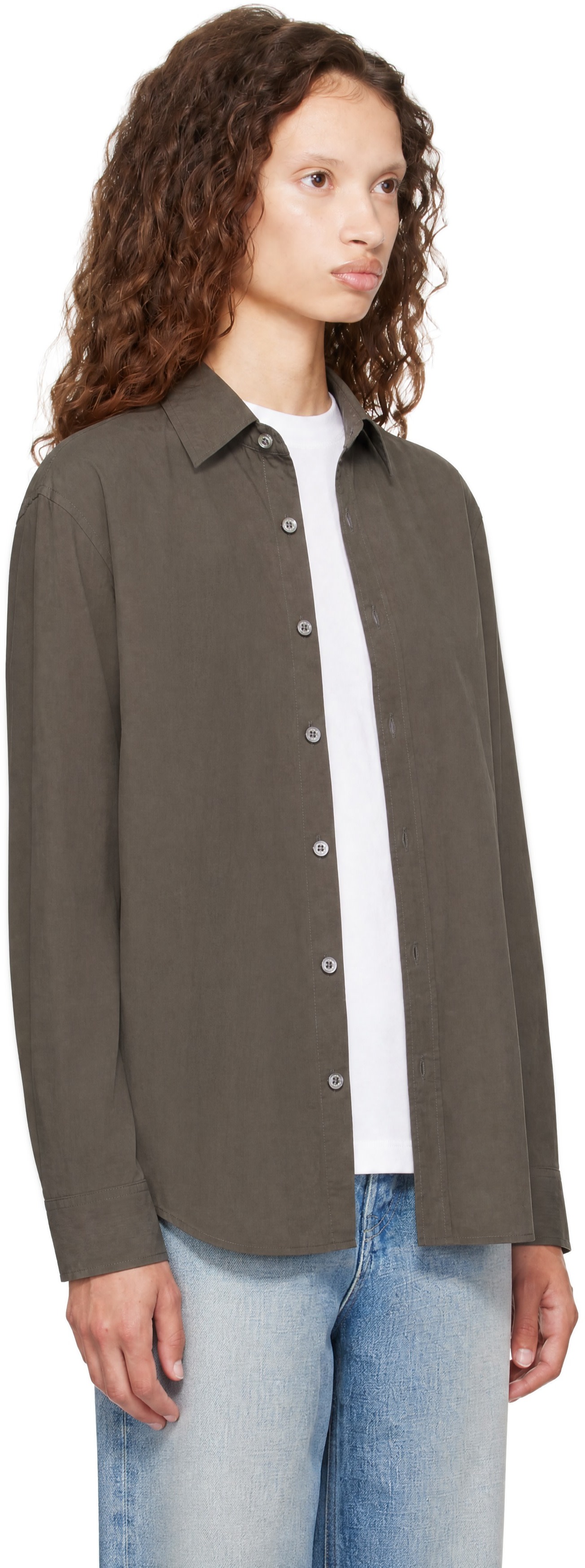 Dunst - Chemise Refined grise en coton