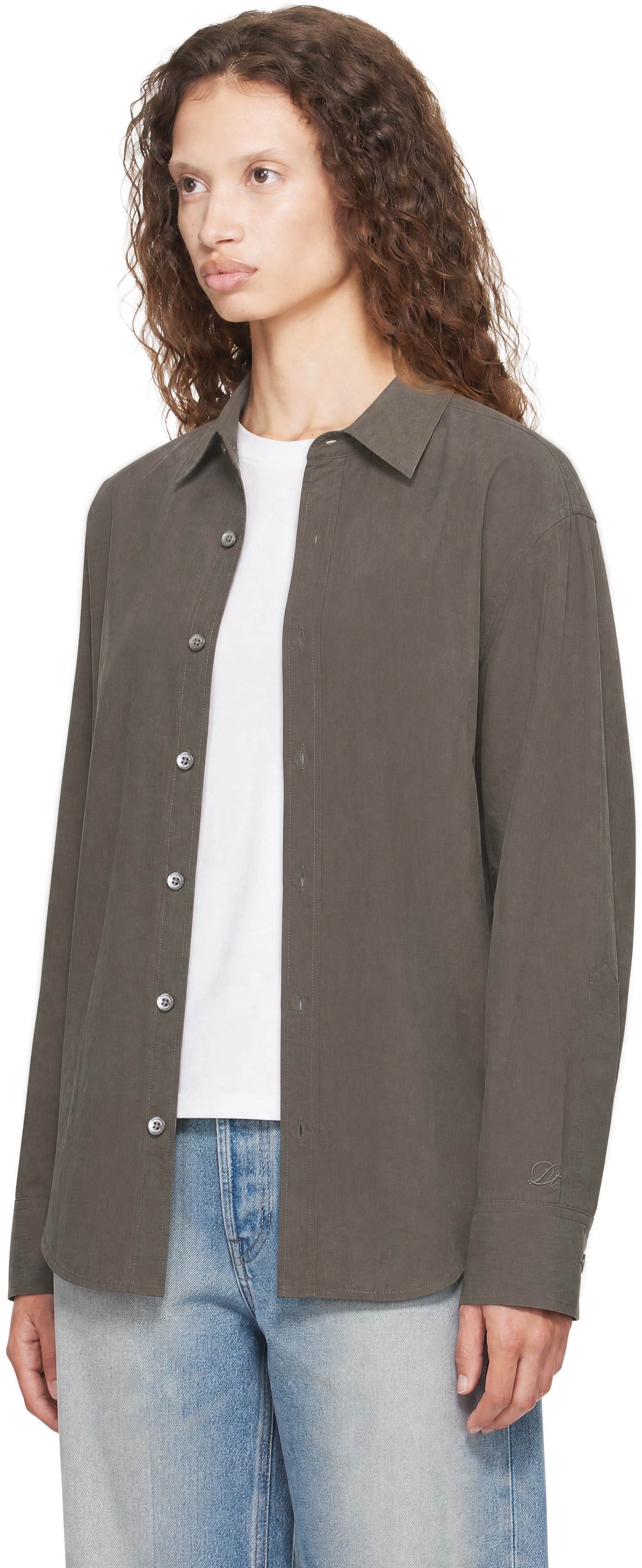 Dunst - Chemise Refined grise en coton