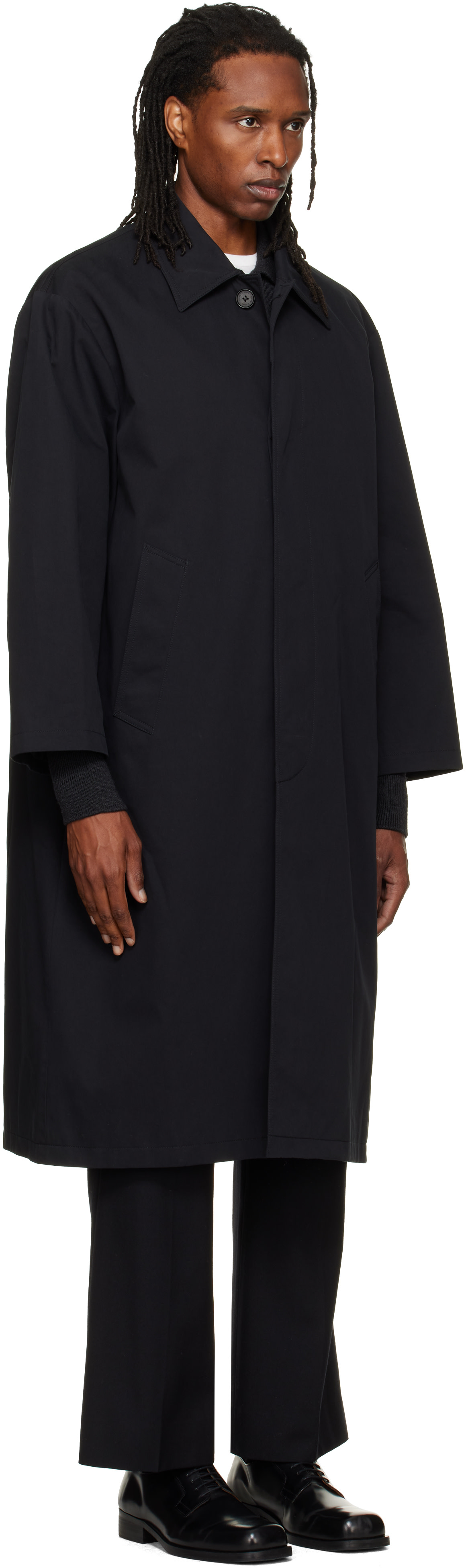 Dunst - Black Refined Mac Coat