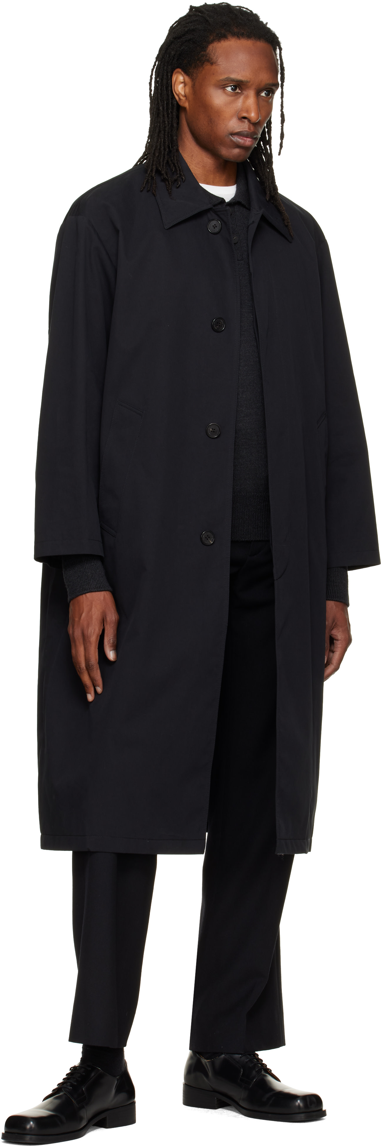 Dunst - Black Refined Mac Coat