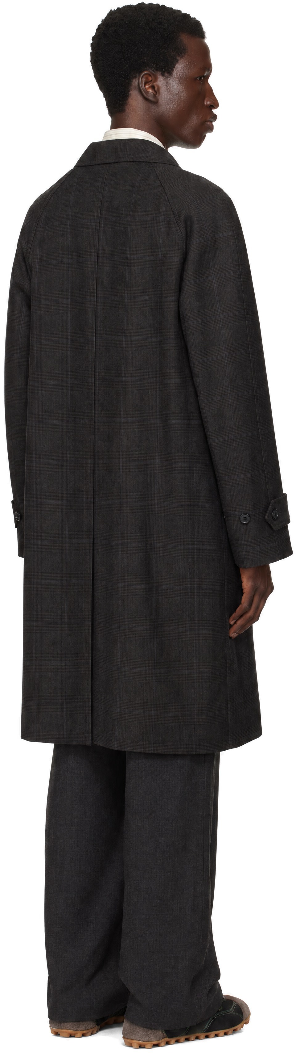 Dunst - Brown H-Line Wool Mac Coat