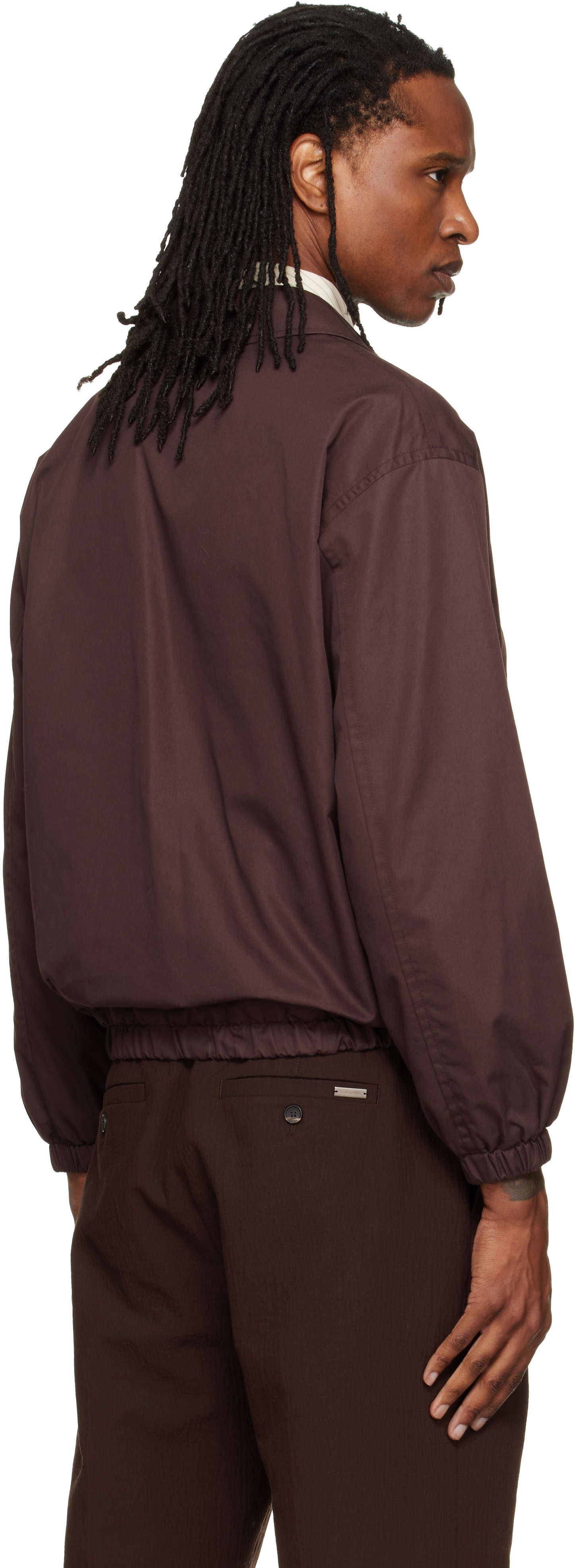 Dunst - Brown Collared Blouson Jacket
