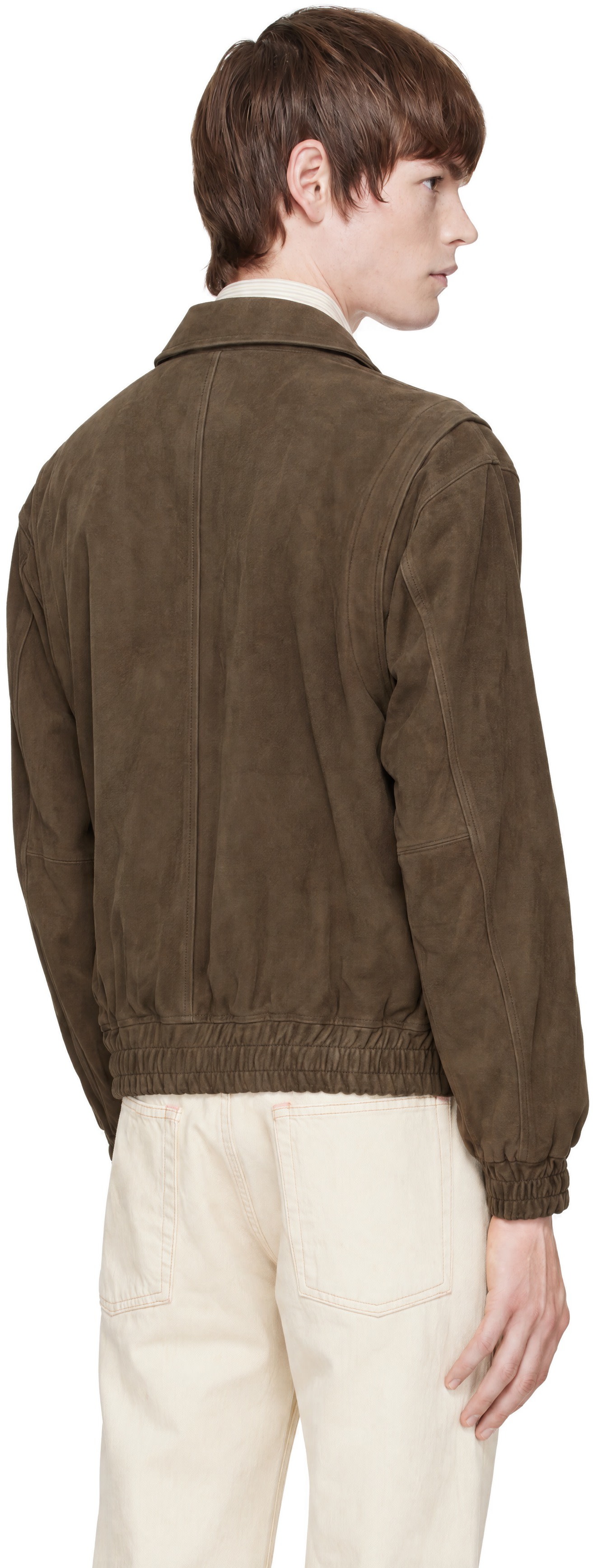 Dunst - Brown Refined Suede Blouson